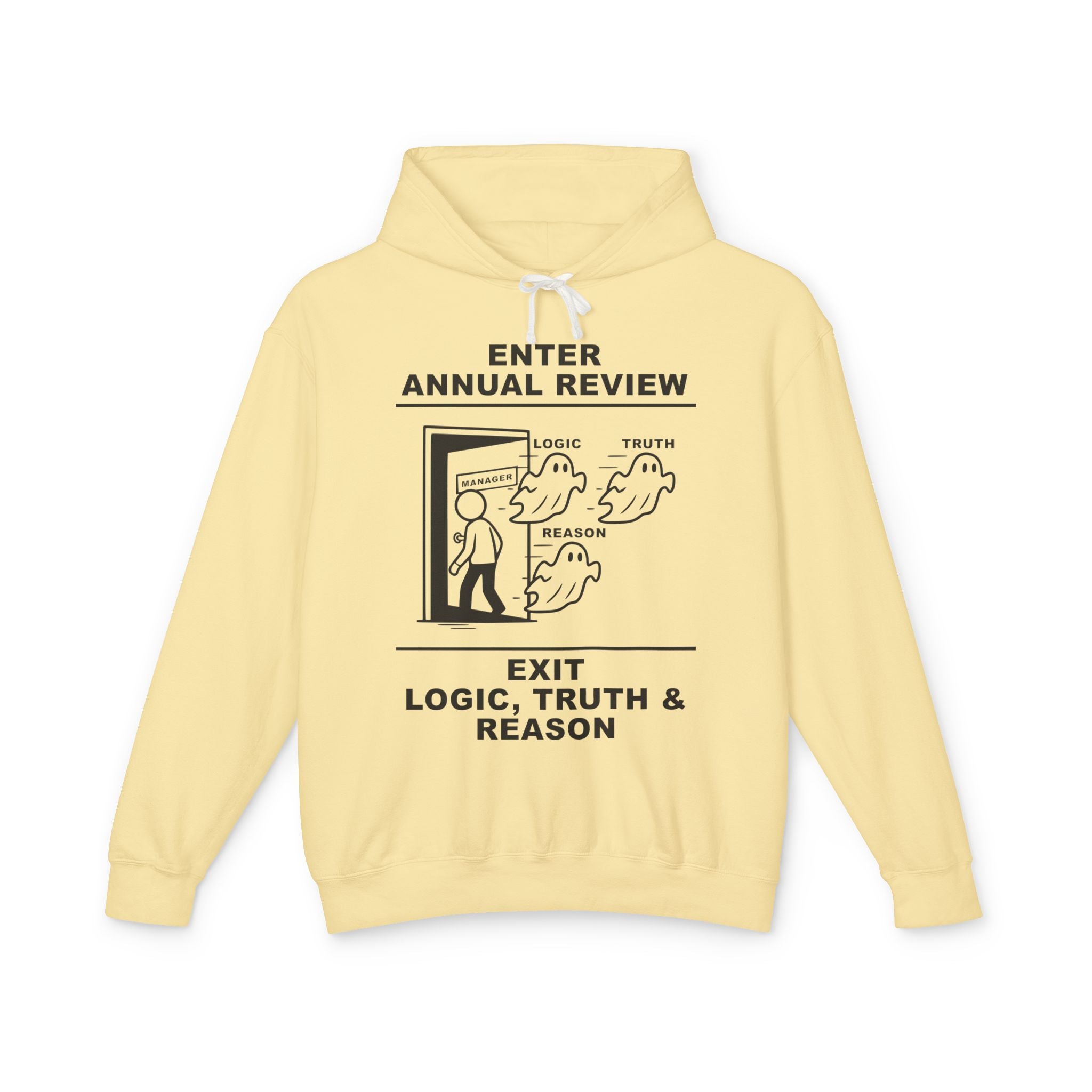 Annual Review Hoodie – Cliffverse Office Humor Hoodie for Corporate Survivors