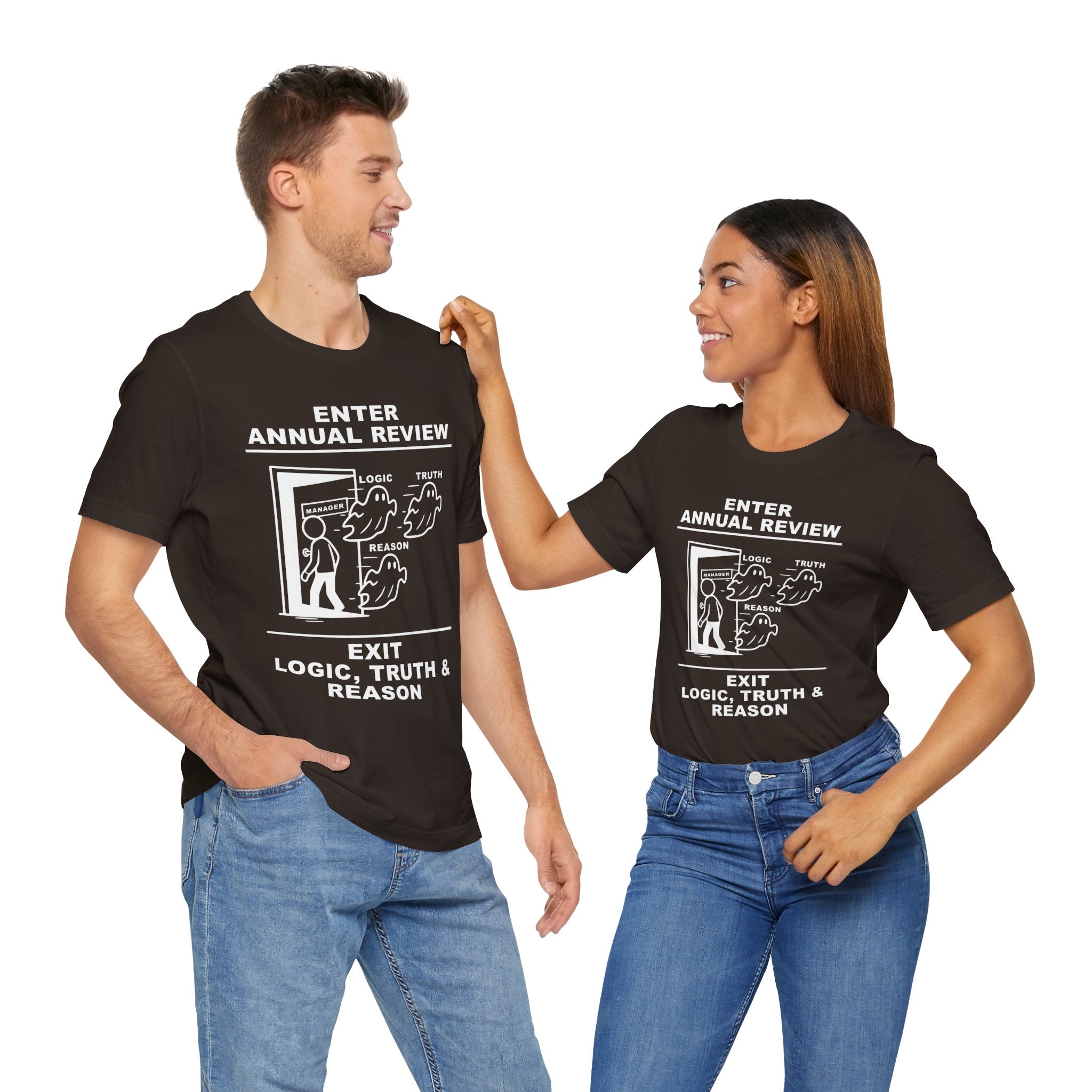 Annual Review T-Shirt – Cliffverse Office Humor Graphic Tee for Corporate Survivors
