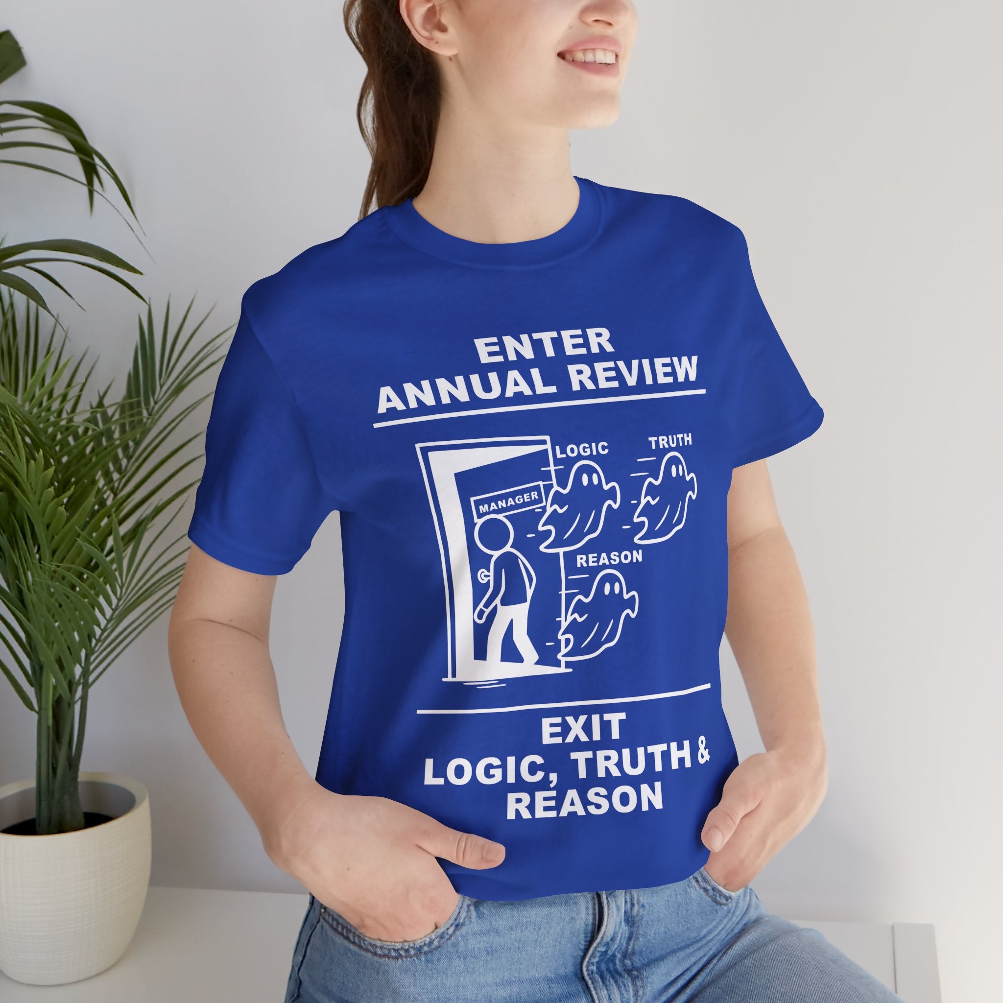 Annual Review T-Shirt – Cliffverse Office Humor Graphic Tee for Corporate Survivors