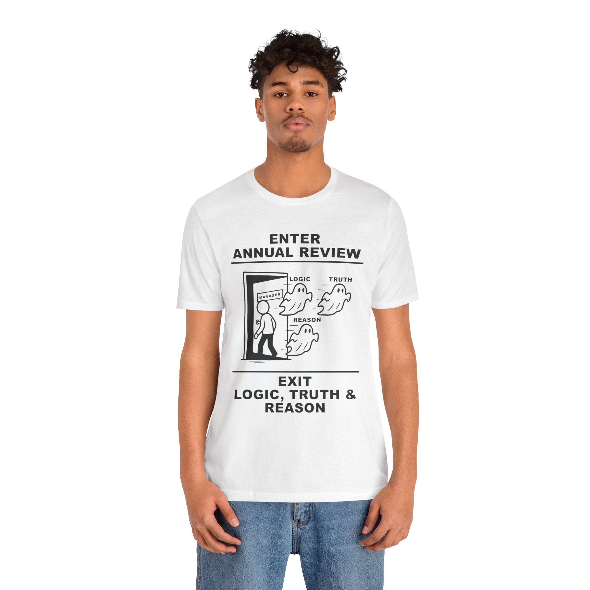 Annual Review T-Shirt – Cliffverse Office Humor Graphic Tee for Corporate Survivors