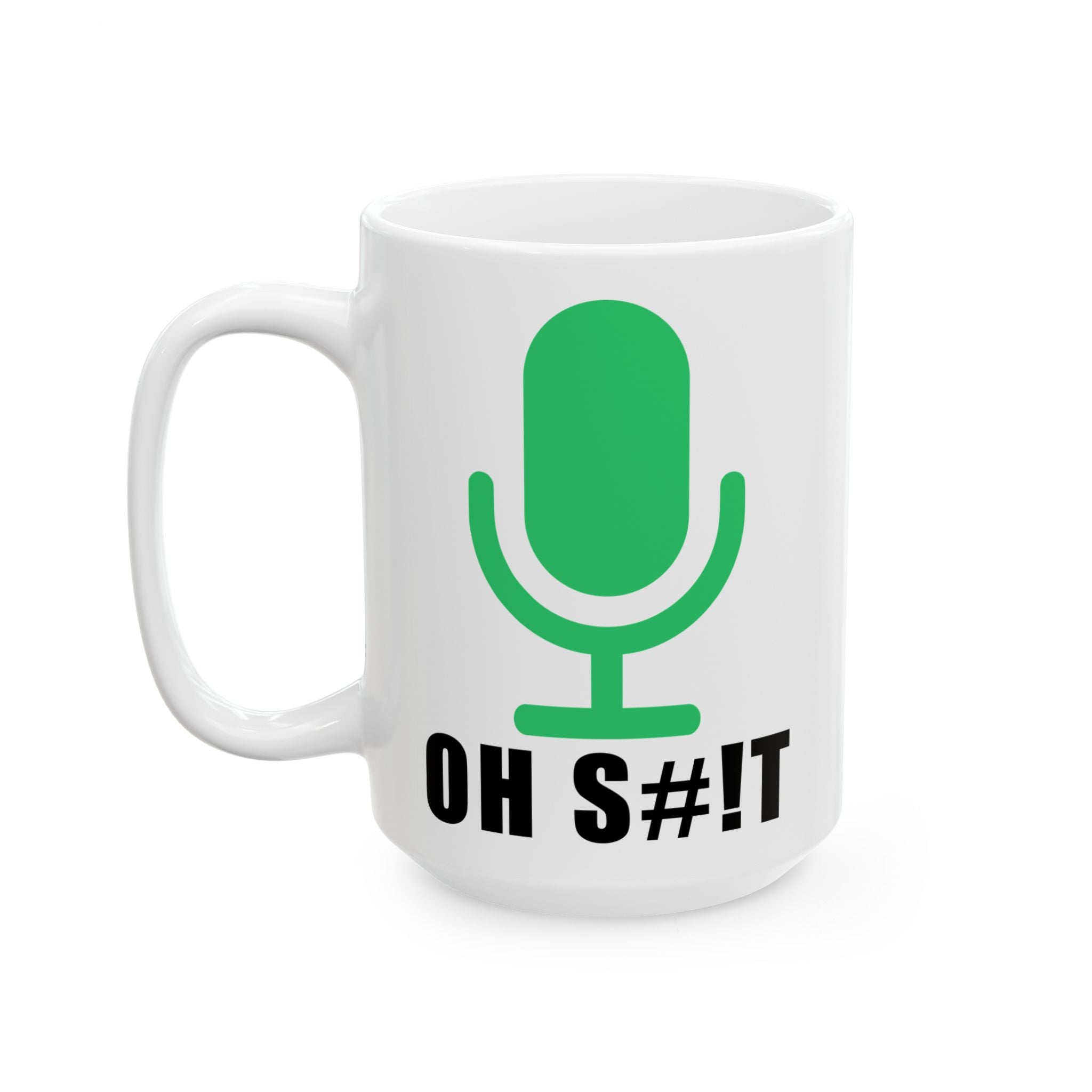 OH S#!T Coffee Mug – Hot Mic Zoom Meeting Horror Cup