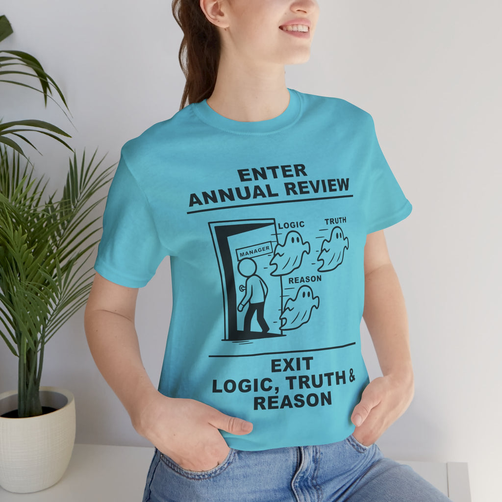 Annual Review T-Shirt – Cliffverse Office Humor Graphic Tee for Corporate Survivors