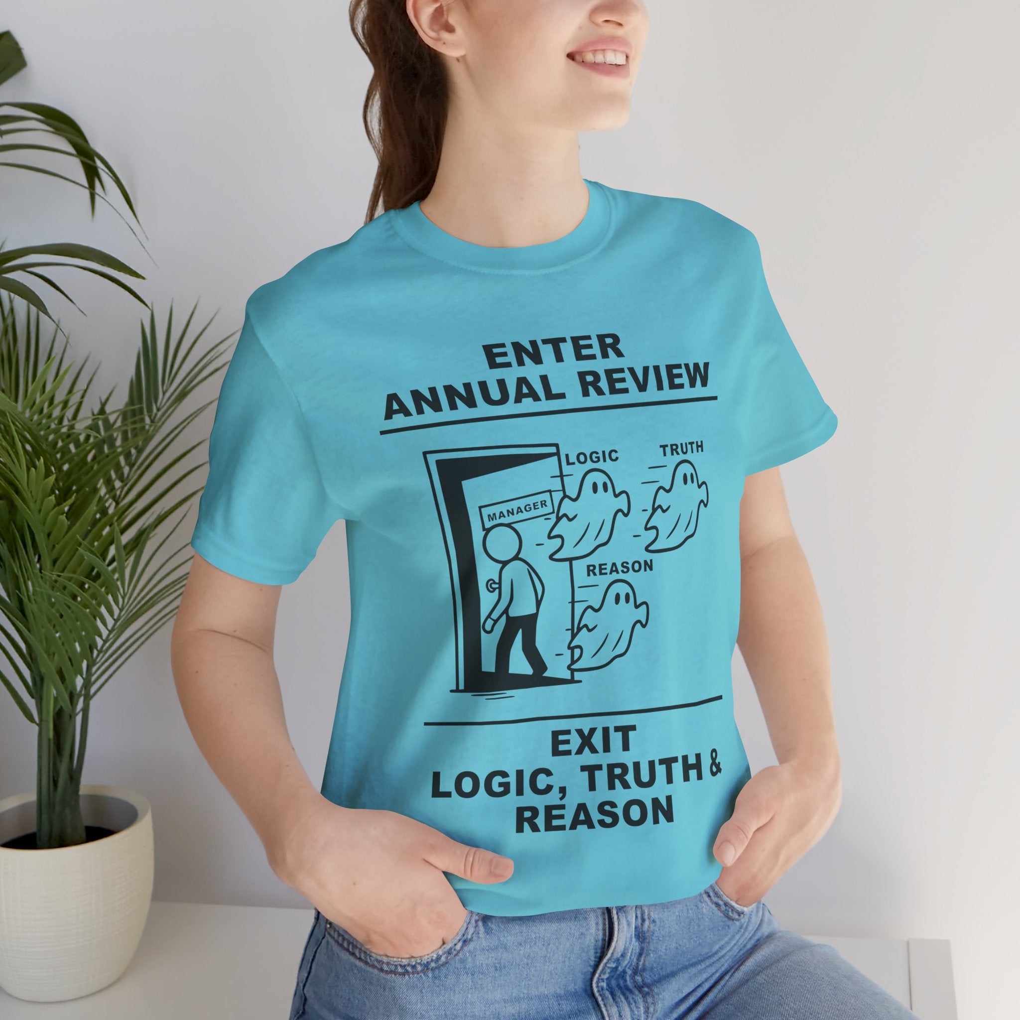 Annual Review T-Shirt – Cliffverse Office Humor Graphic Tee for Corporate Survivors