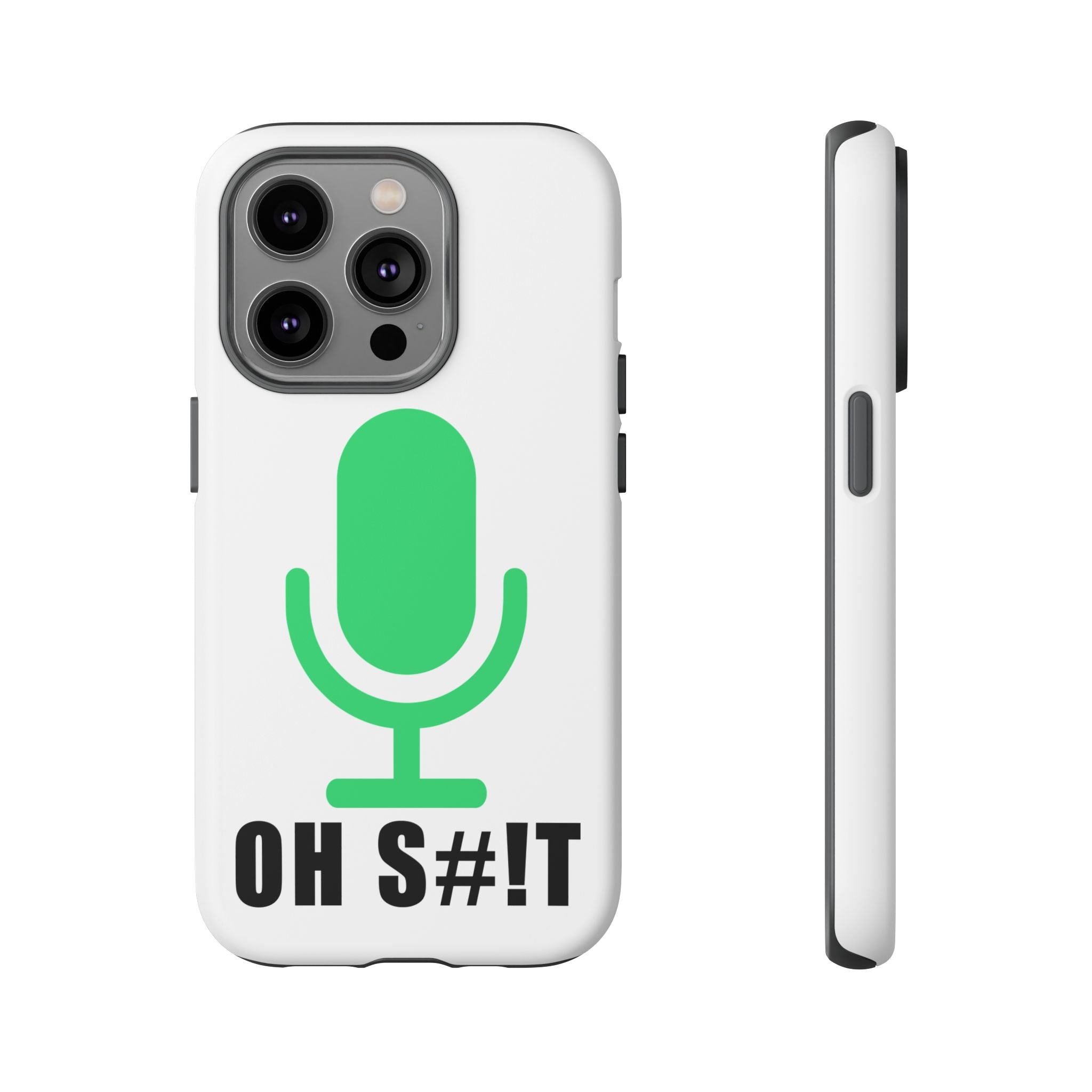 OH S#!T Phone Case – Hot Mic Zoom Meeting Horror Mobile Cover