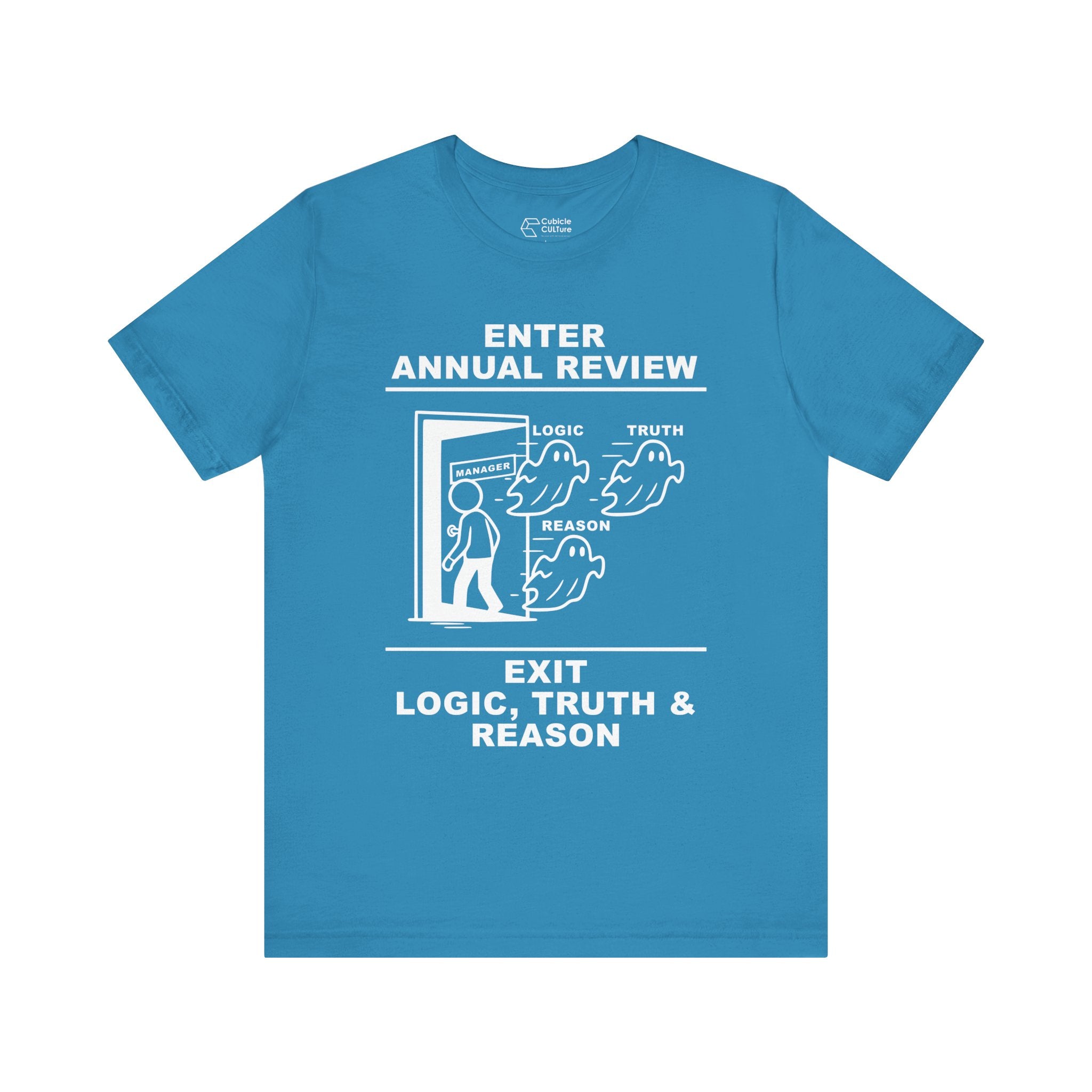 Annual Review T-Shirt – Cliffverse Office Humor Graphic Tee for Corporate Survivors