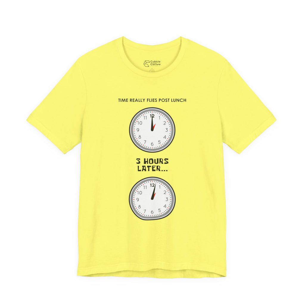 Post Lunch Woe T-Shirt – Dark Humor Afternoon Slump Graphic Tee