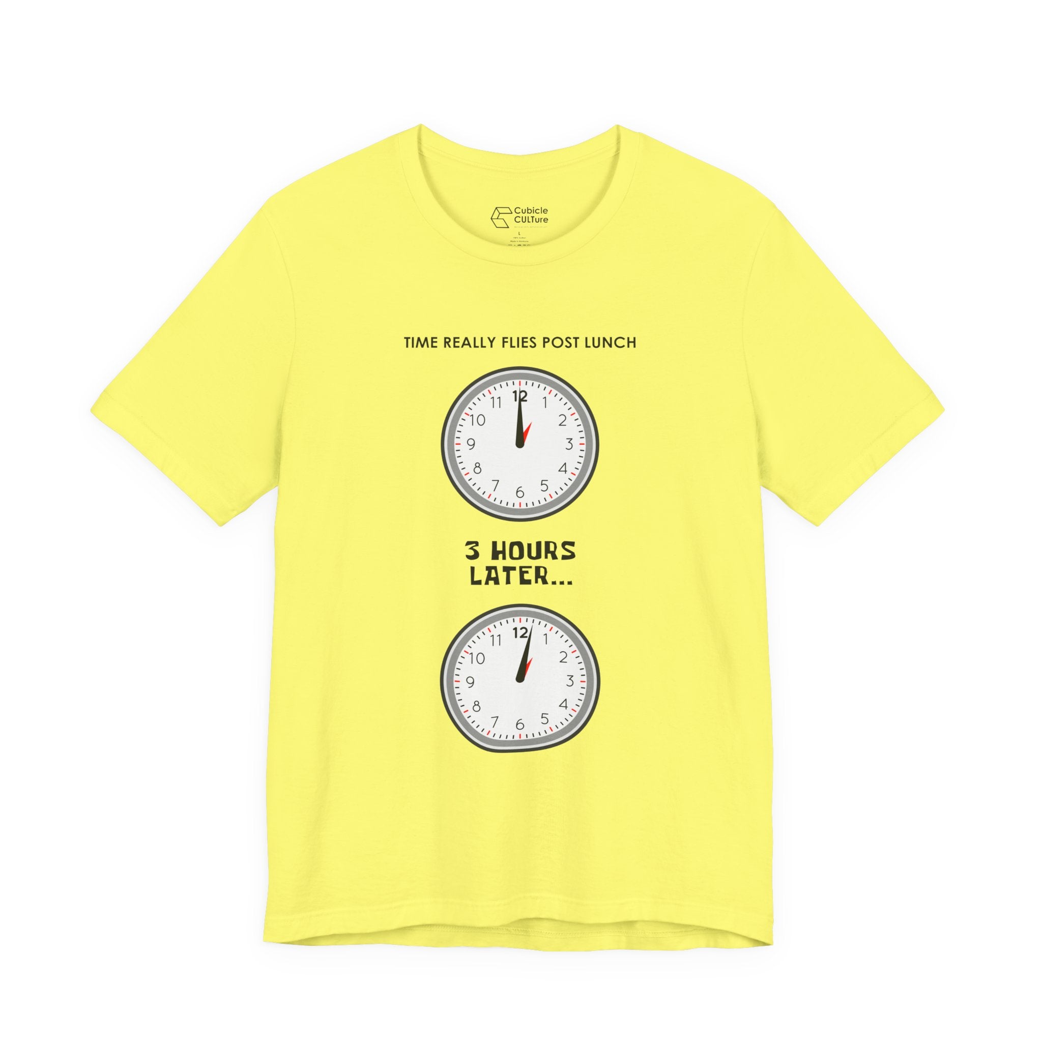 Post Lunch Woe T-Shirt – Dark Humor Afternoon Slump Graphic Tee