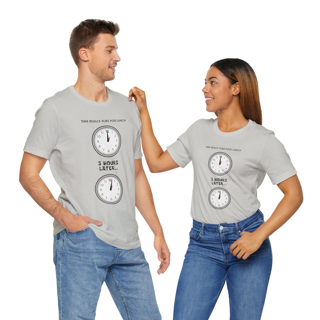 Post Lunch Woe T-Shirt – Dark Humor Afternoon Slump Graphic Tee