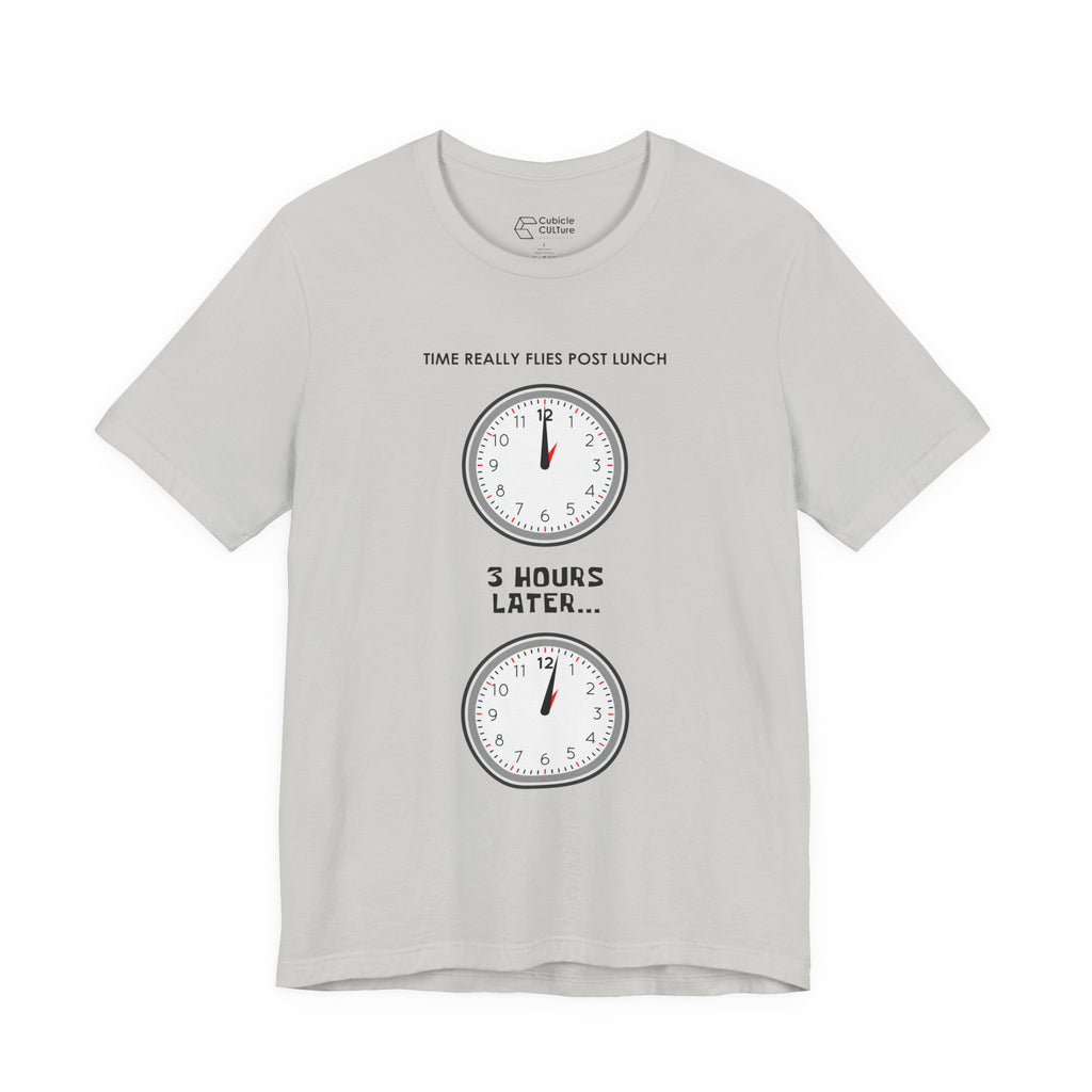 Post Lunch Woe T-Shirt – Dark Humor Afternoon Slump Graphic Tee