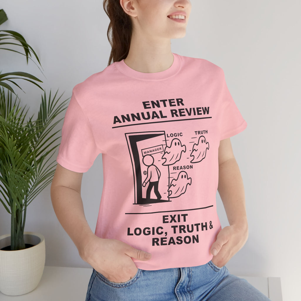 Annual Review T-Shirt – Cliffverse Office Humor Graphic Tee for Corporate Survivors