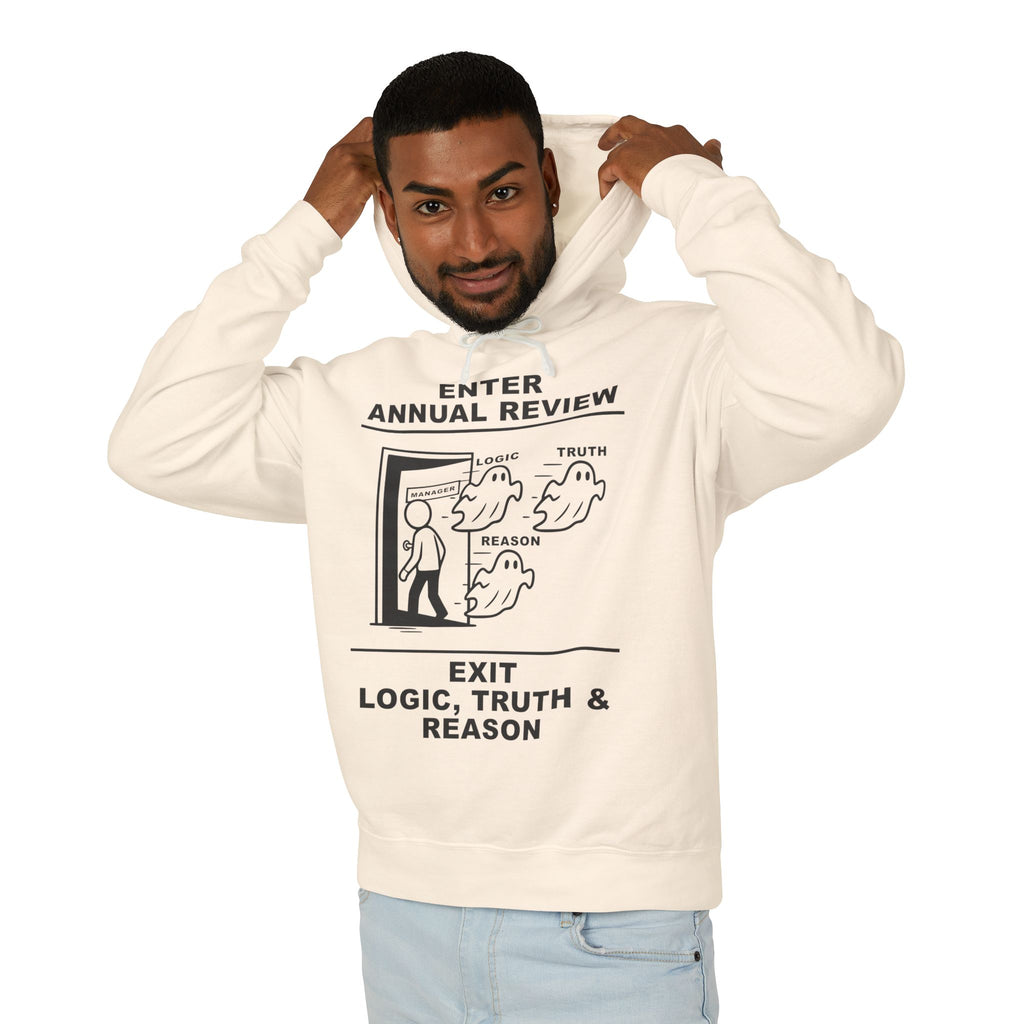 Annual Review Hoodie – Cliffverse Office Humor Hoodie for Corporate Survivors