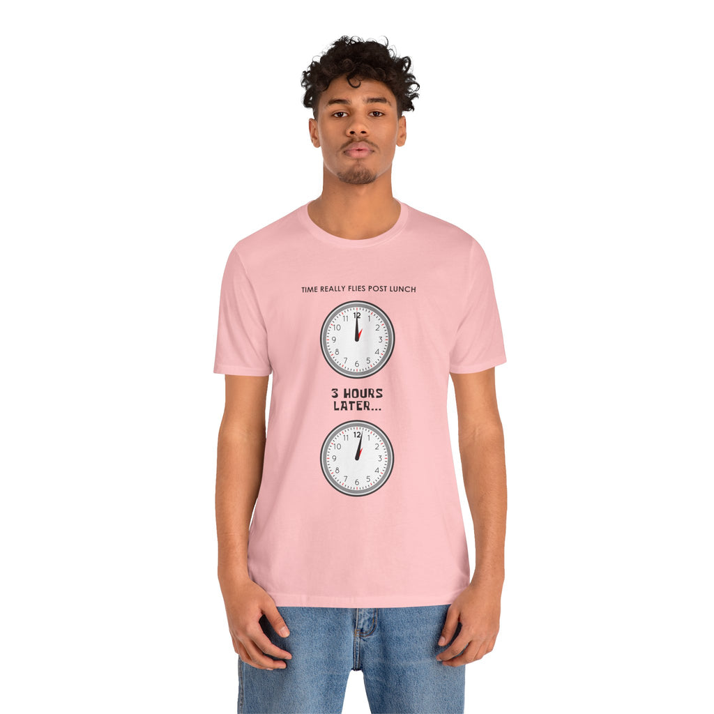 Post Lunch Woe T-Shirt – Dark Humor Afternoon Slump Graphic Tee
