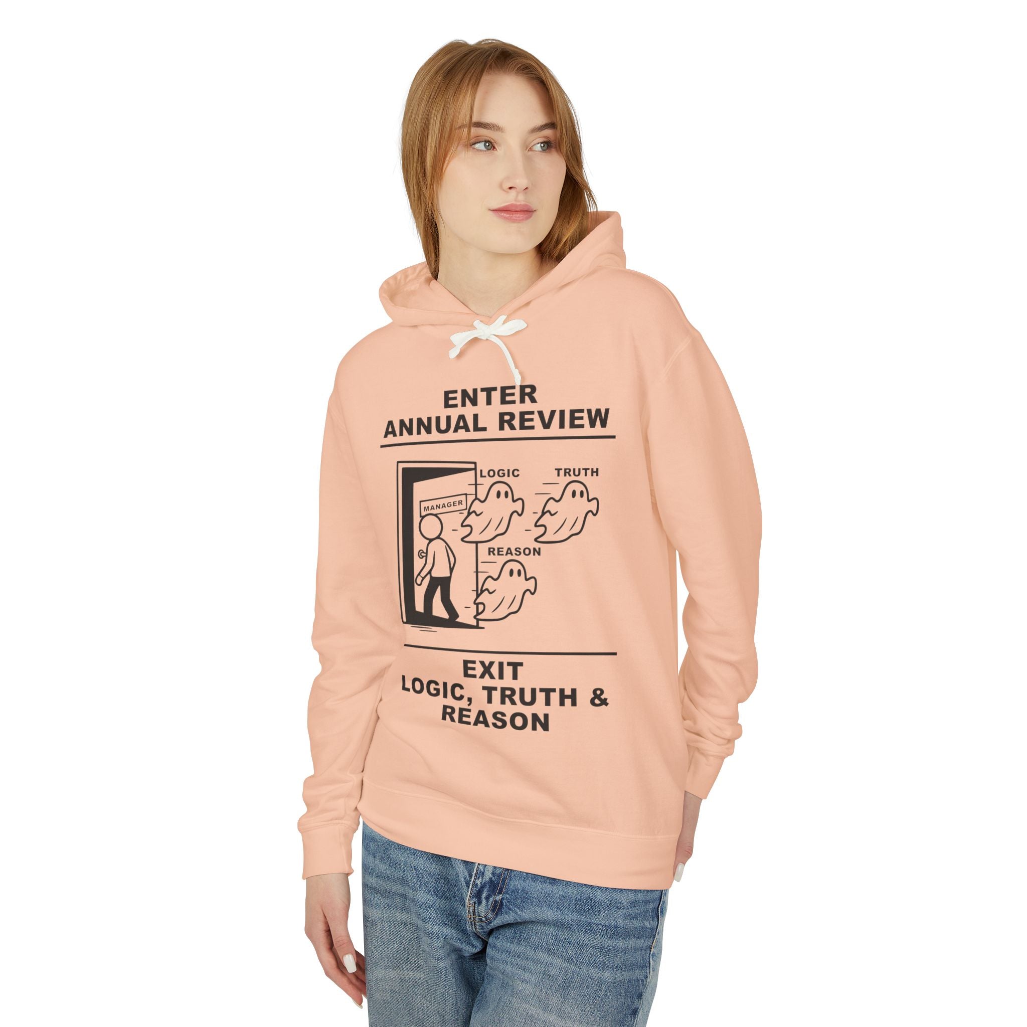 Annual Review Hoodie – Cliffverse Office Humor Hoodie for Corporate Survivors