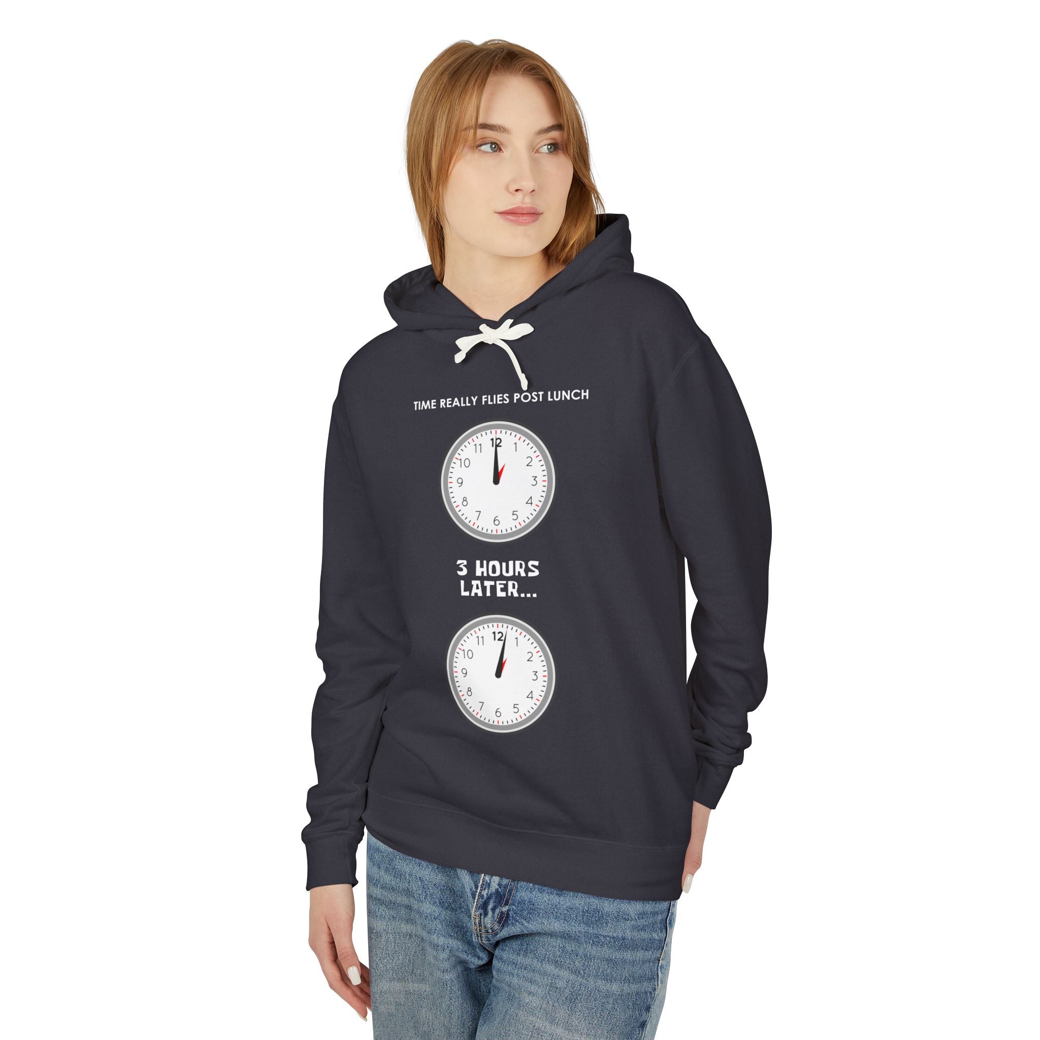 Post Lunch Woe Hoodie – Dark Humor Office Survival Sweatshirt