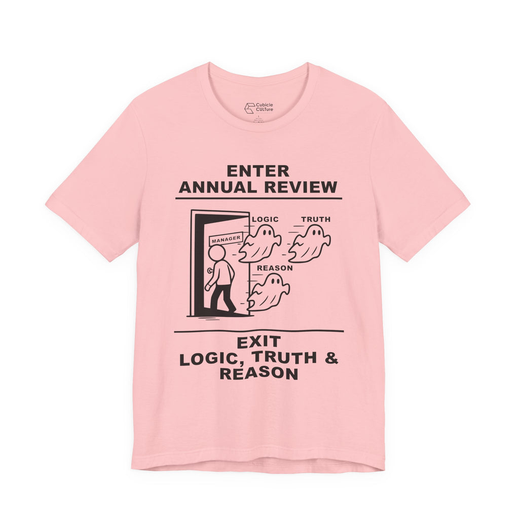 Annual Review T-Shirt – Cliffverse Office Humor Graphic Tee for Corporate Survivors