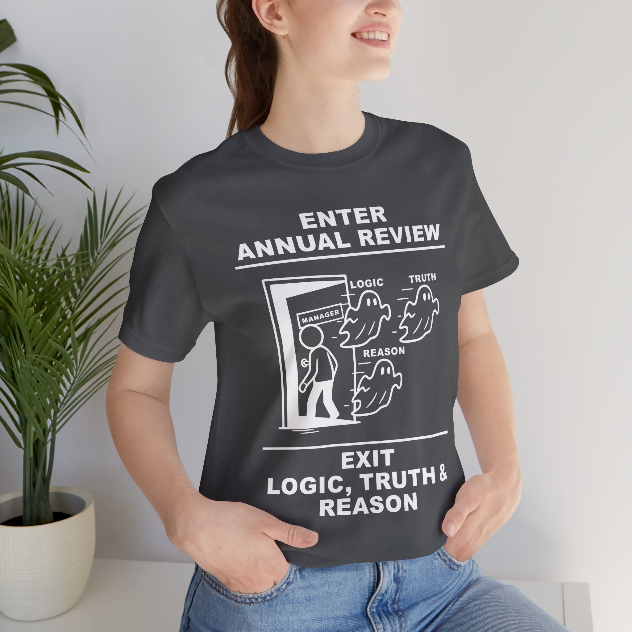 Annual Review T-Shirt – Cliffverse Office Humor Graphic Tee for Corporate Survivors