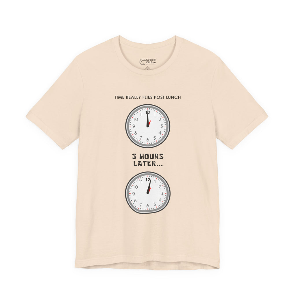 Post Lunch Woe T-Shirt – Dark Humor Afternoon Slump Graphic Tee