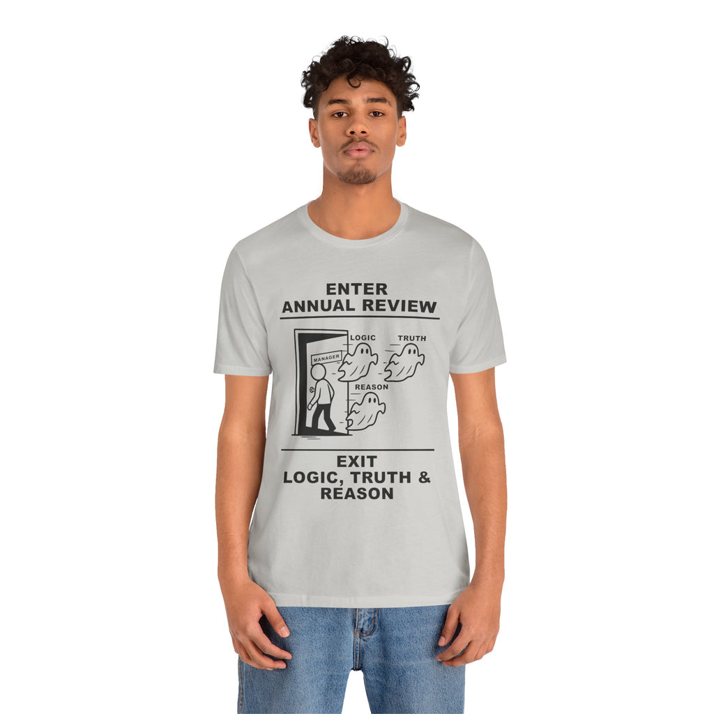 Annual Review T-Shirt – Cliffverse Office Humor Graphic Tee for Corporate Survivors