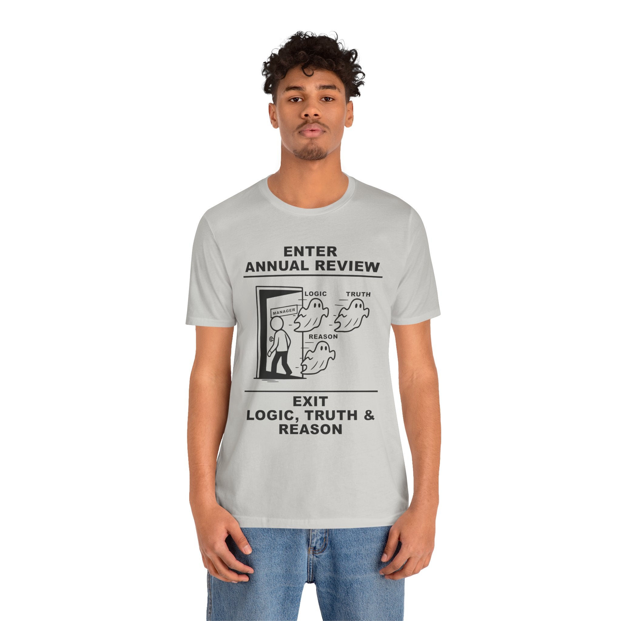Annual Review T-Shirt – Cliffverse Office Humor Graphic Tee for Corporate Survivors