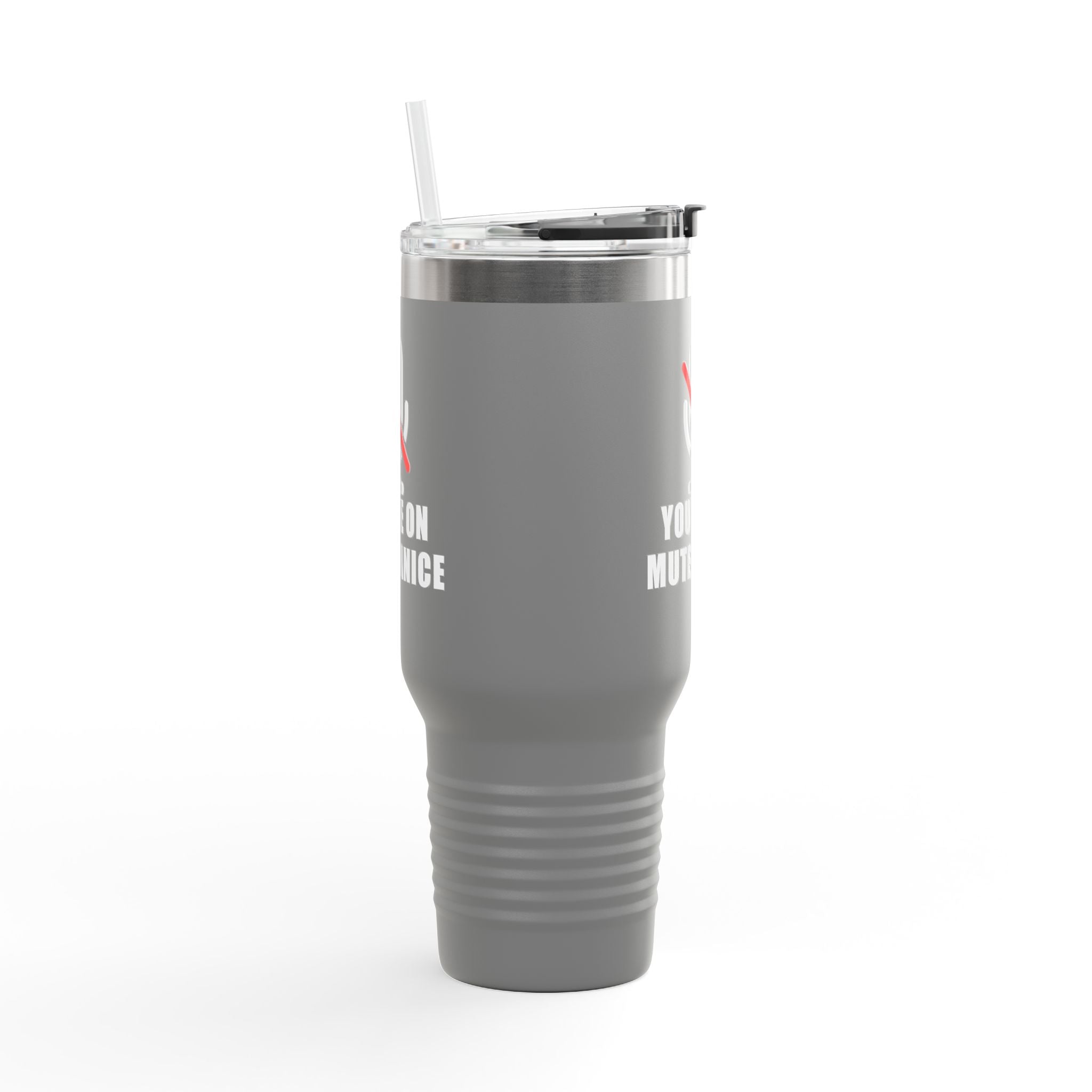 You’re On Mute, Janice Travel Mug – Funny Zoom Meeting Office Humor Tumbler