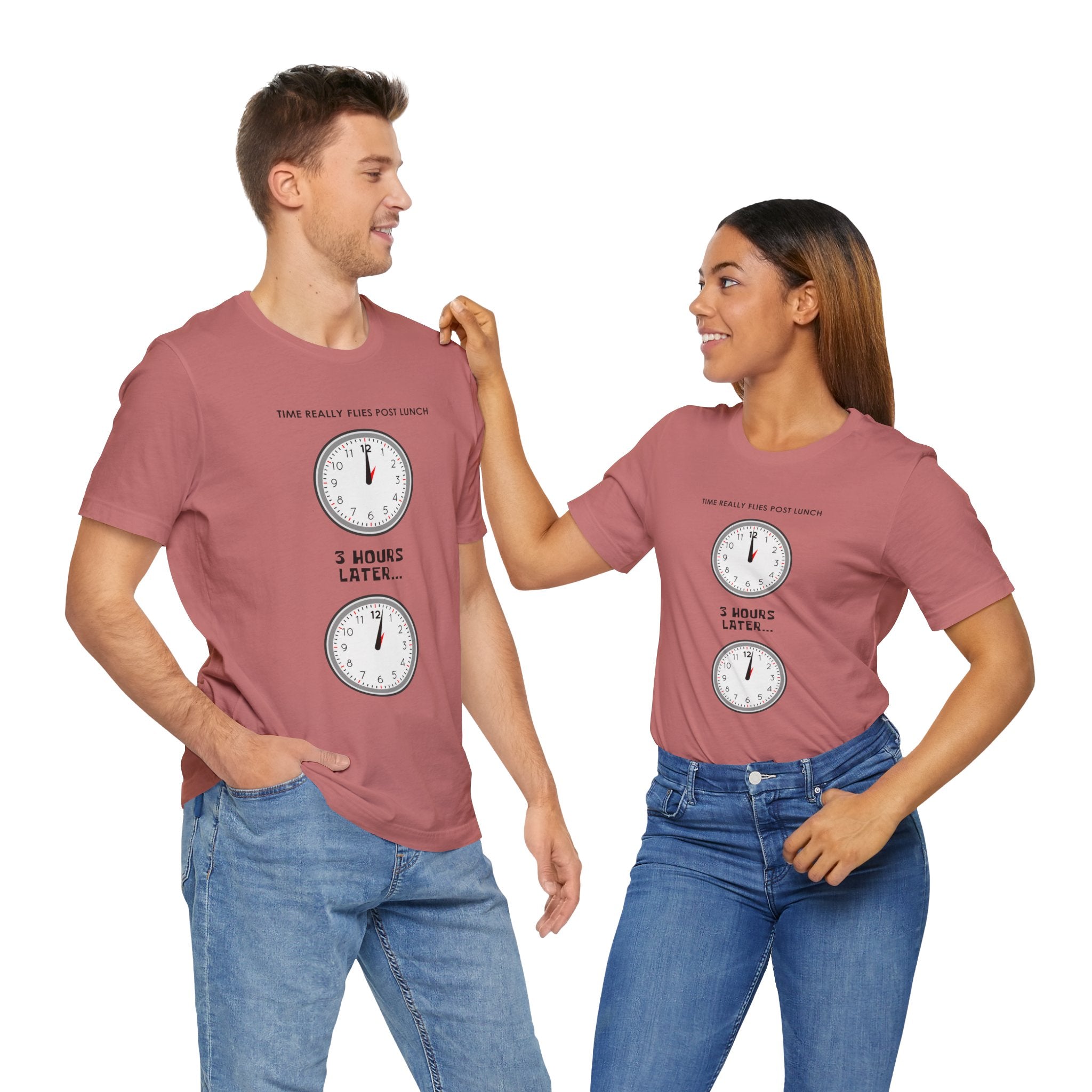 Post Lunch Woe T-Shirt – Dark Humor Afternoon Slump Graphic Tee