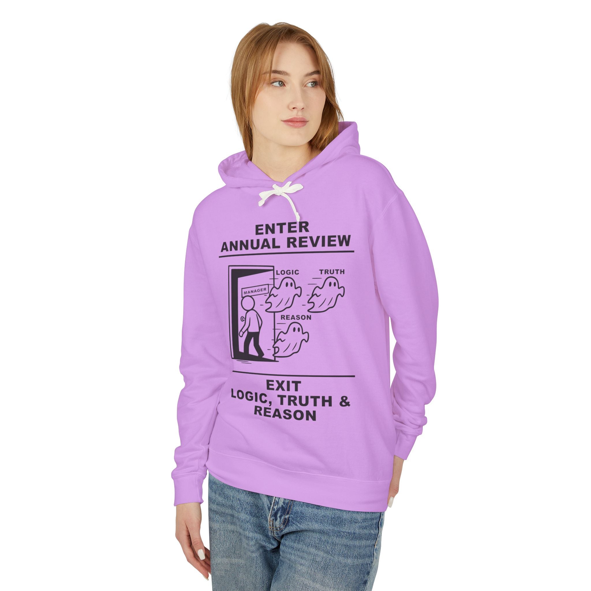 Annual Review Hoodie – Cliffverse Office Humor Hoodie for Corporate Survivors