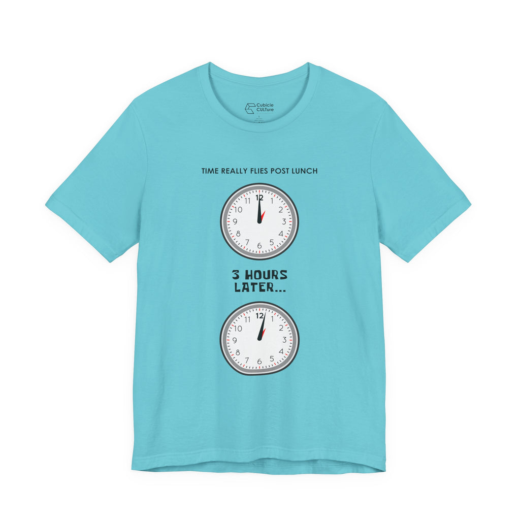 Post Lunch Woe T-Shirt – Dark Humor Afternoon Slump Graphic Tee