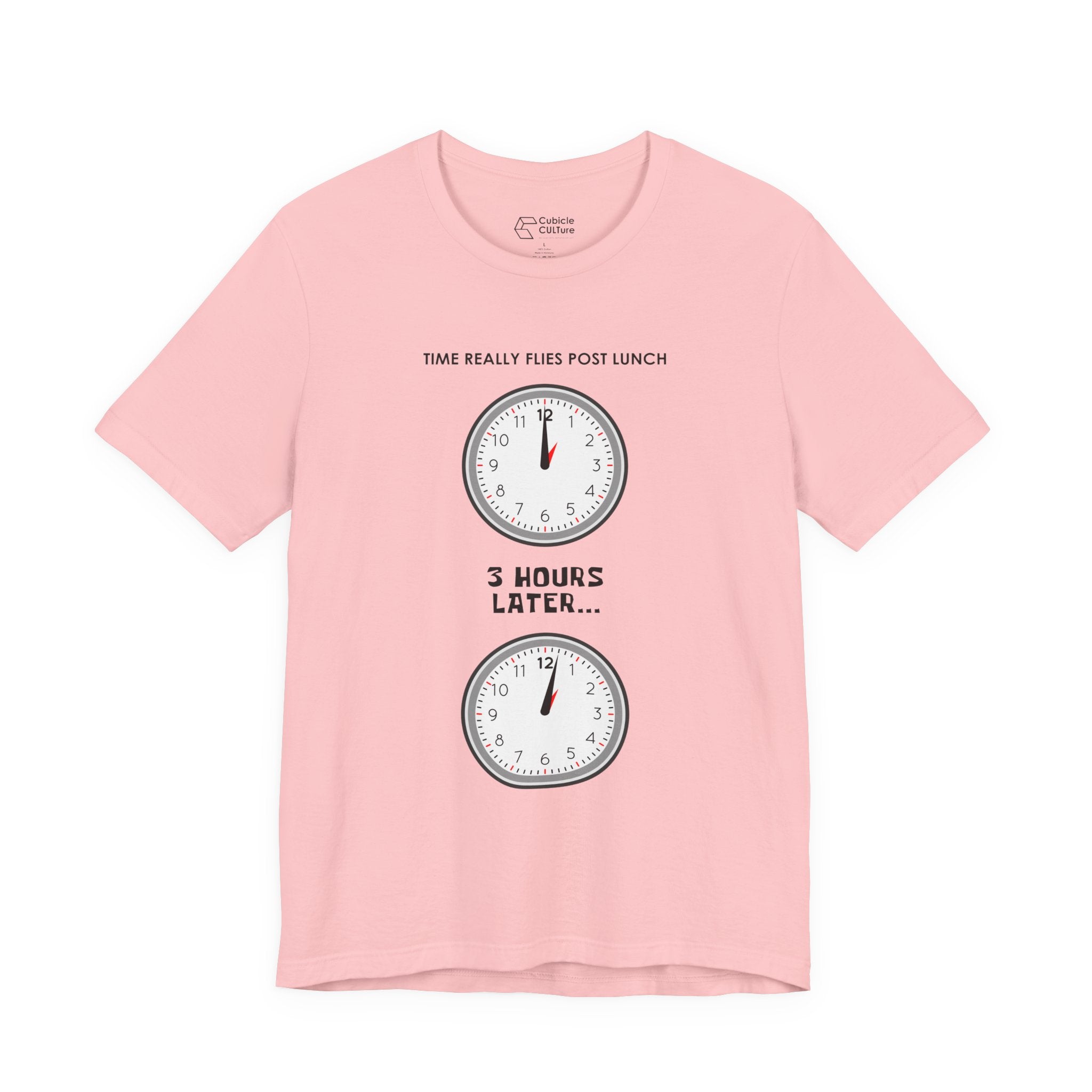 Post Lunch Woe T-Shirt – Dark Humor Afternoon Slump Graphic Tee