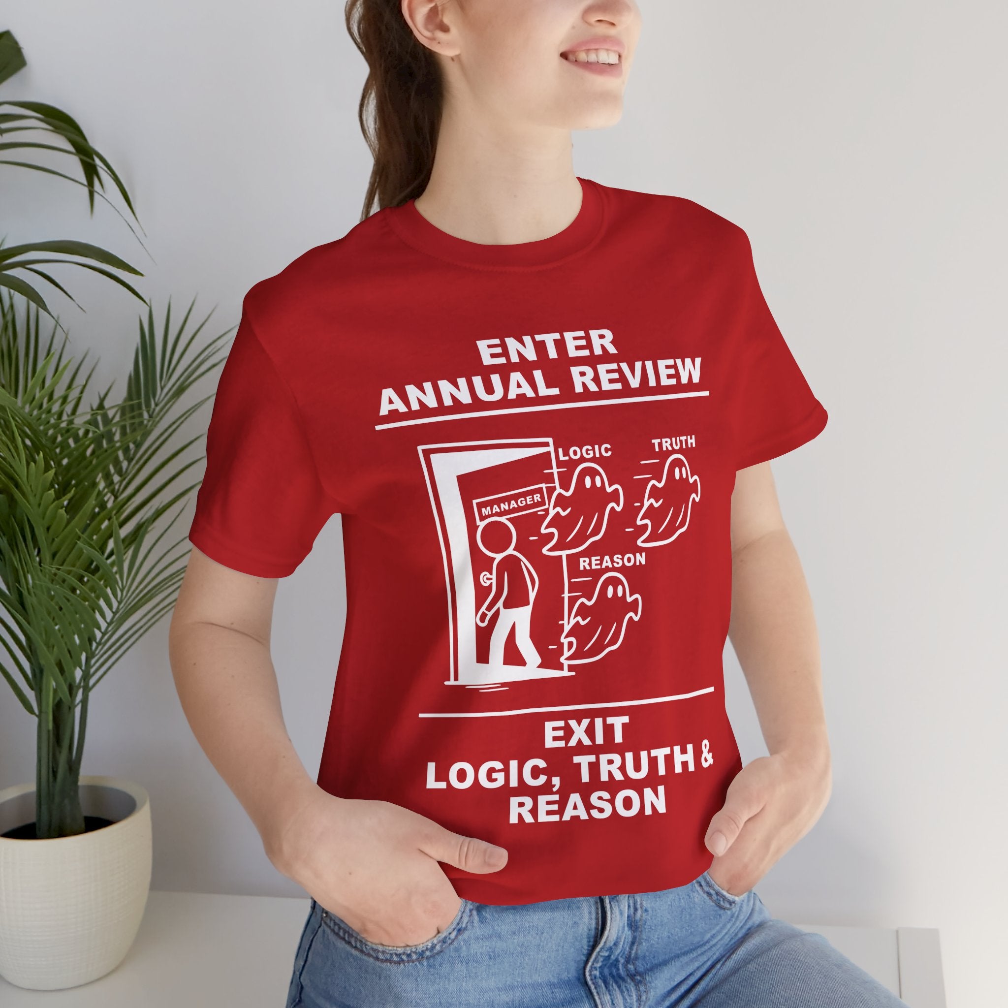 Annual Review T-Shirt – Cliffverse Office Humor Graphic Tee for Corporate Survivors