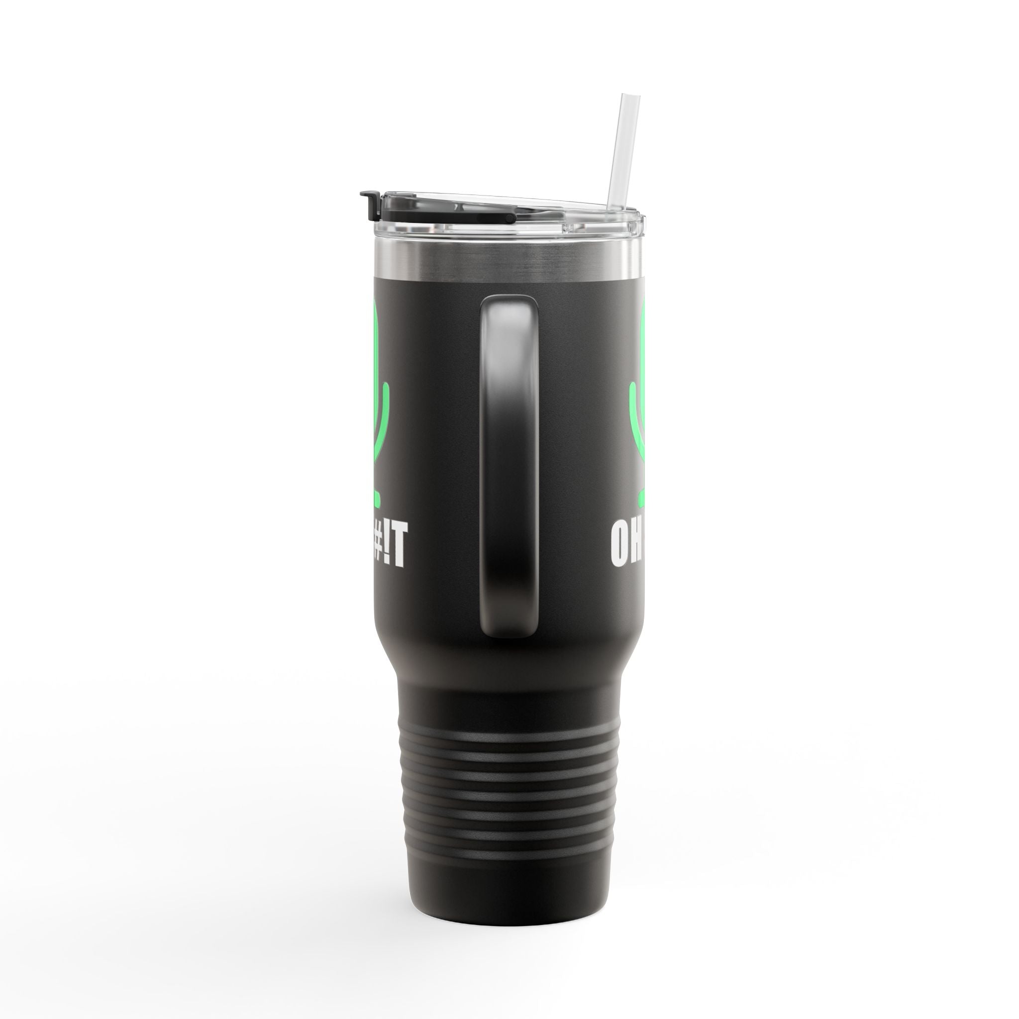 OH S#!T Travel Mug – Hot Mic Zoom Meeting Horror Tumbler