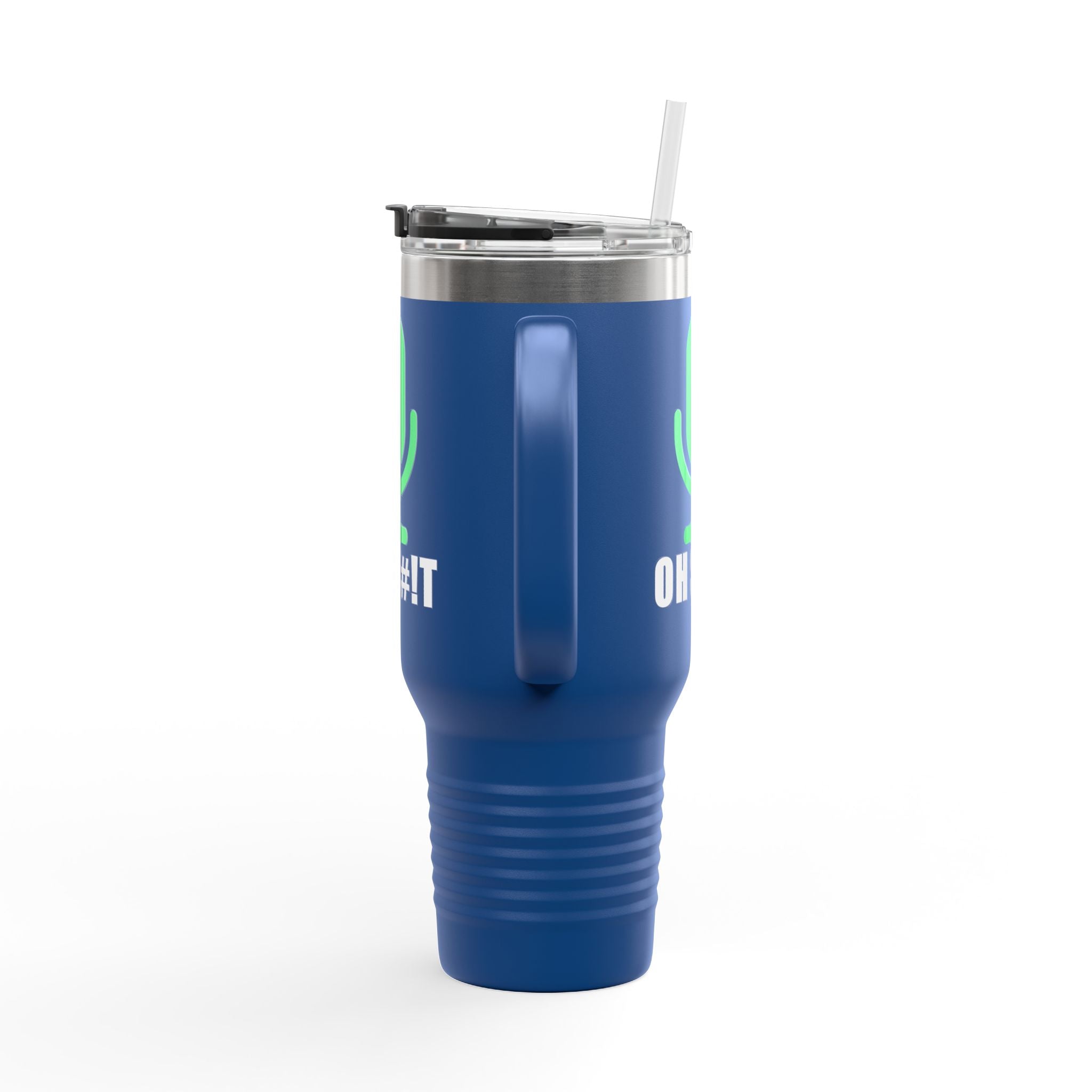 OH S#!T Travel Mug – Hot Mic Zoom Meeting Horror Tumbler