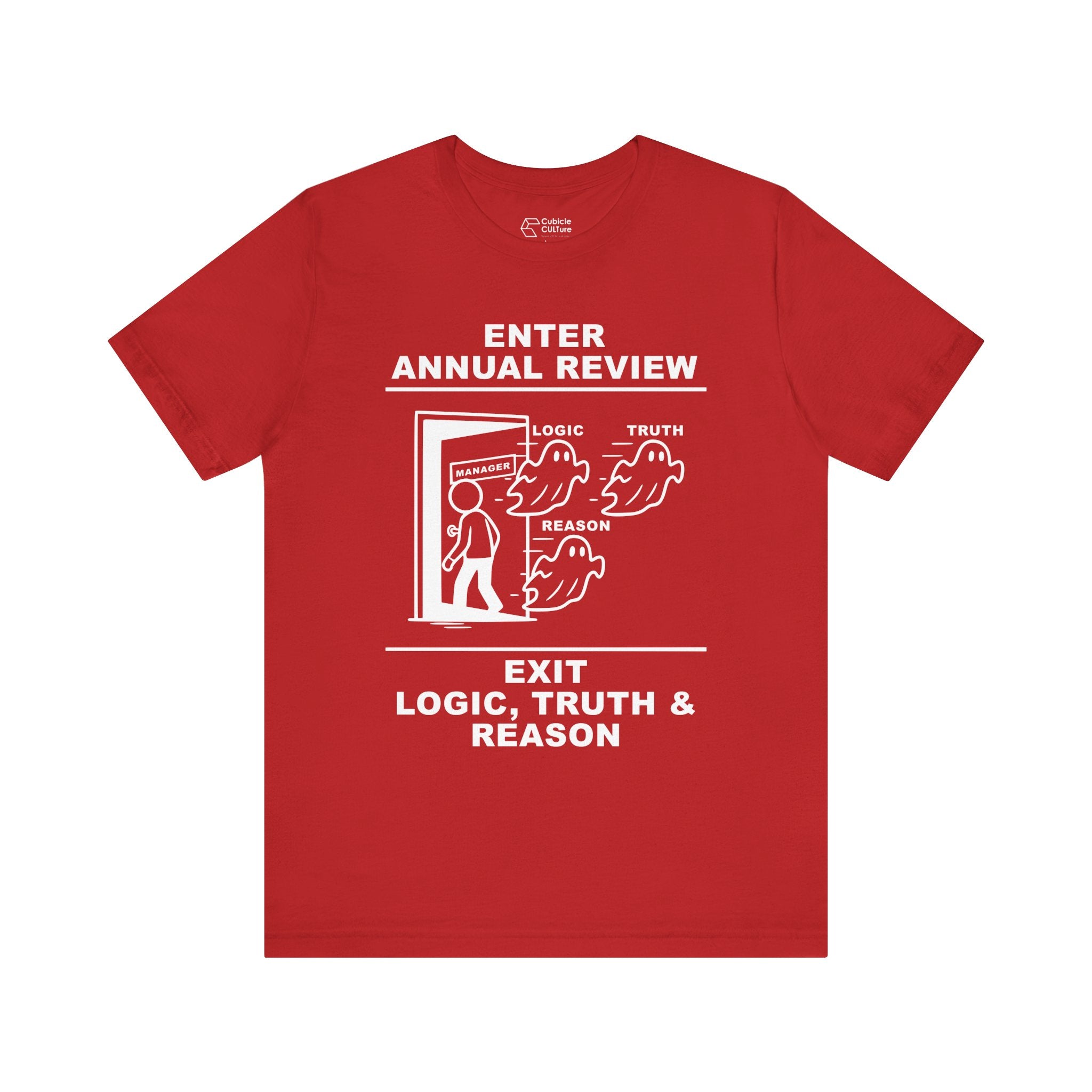 Annual Review T-Shirt – Cliffverse Office Humor Graphic Tee for Corporate Survivors