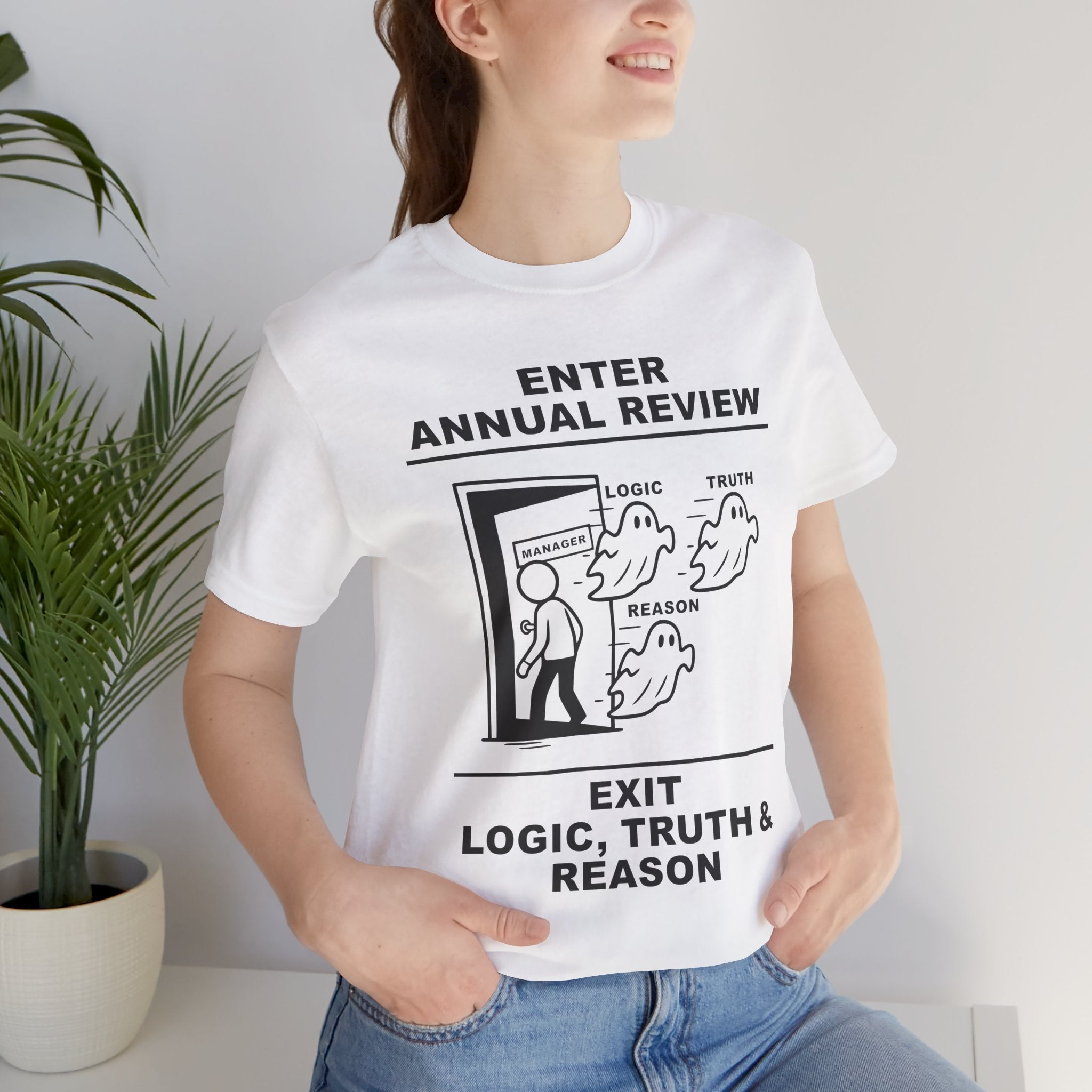 Annual Review T-Shirt – Cliffverse Office Humor Graphic Tee for Corporate Survivors