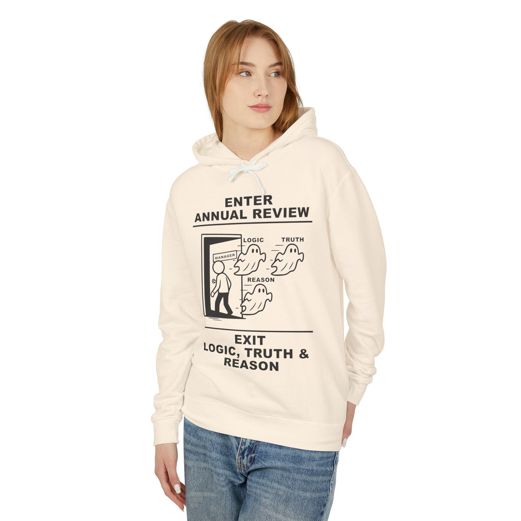Annual Review Hoodie – Cliffverse Office Humor Hoodie for Corporate Survivors