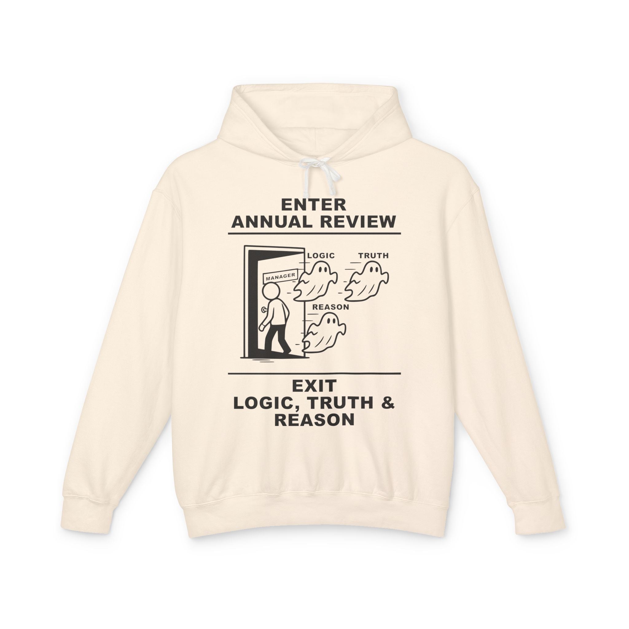 Annual Review Hoodie – Cliffverse Office Humor Hoodie for Corporate Survivors
