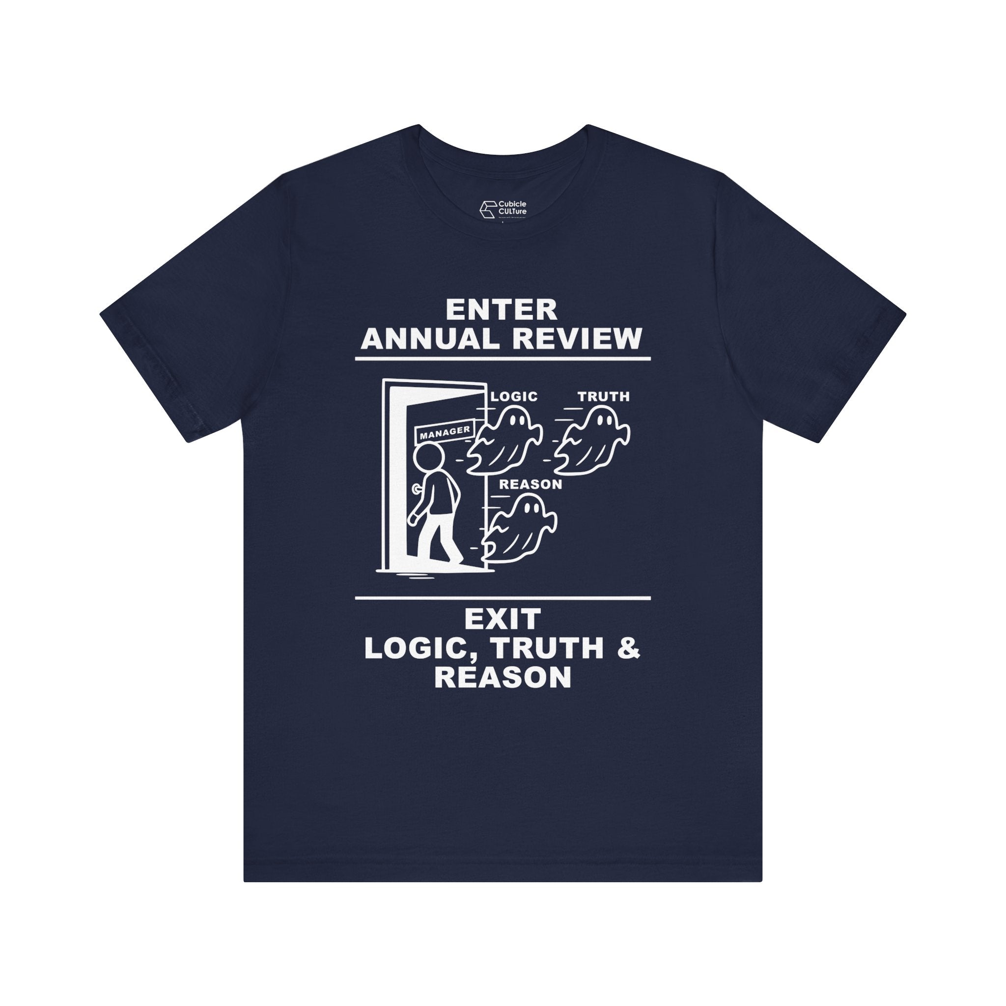 Annual Review T-Shirt – Cliffverse Office Humor Graphic Tee for Corporate Survivors