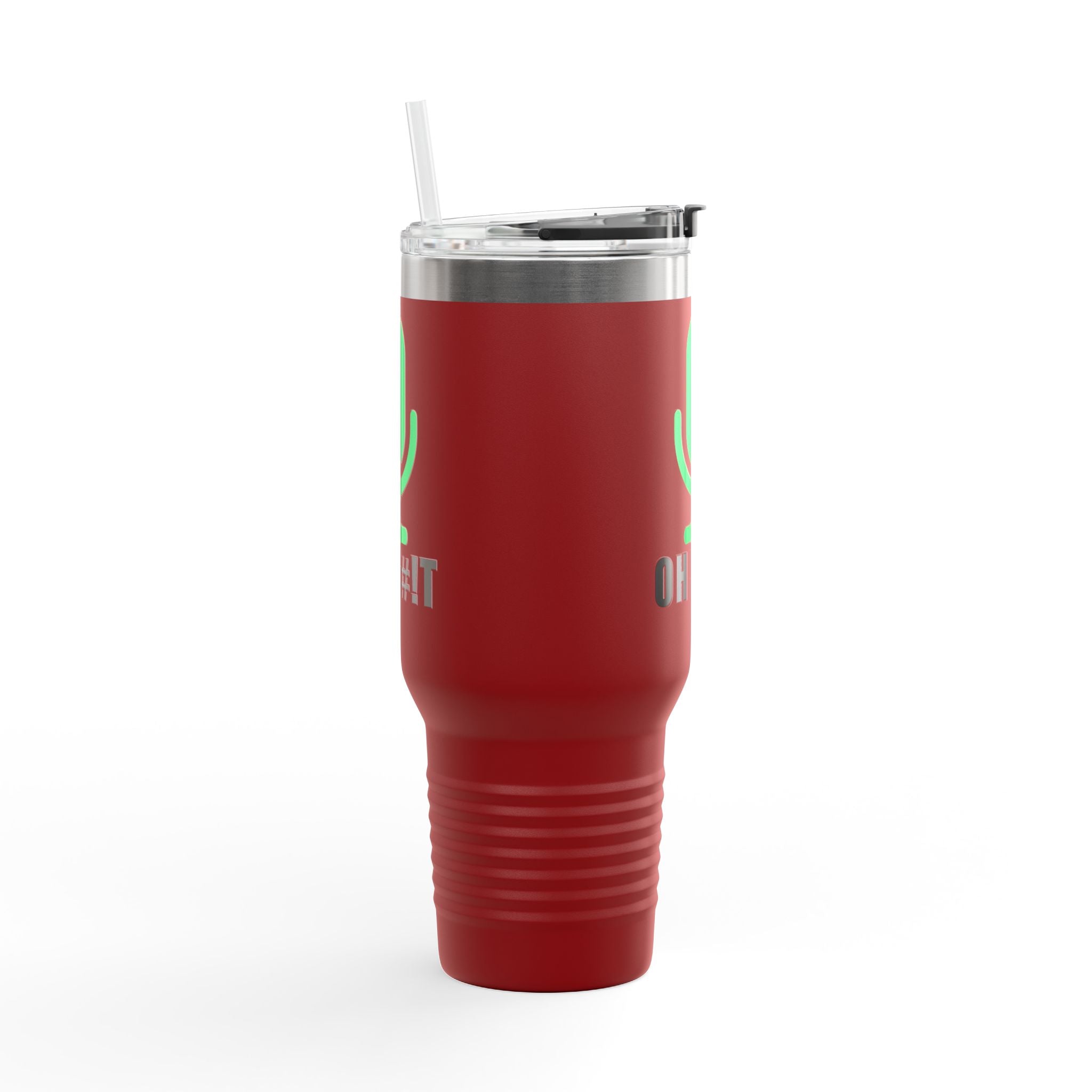 OH S#!T Travel Mug – Hot Mic Zoom Meeting Horror Tumbler