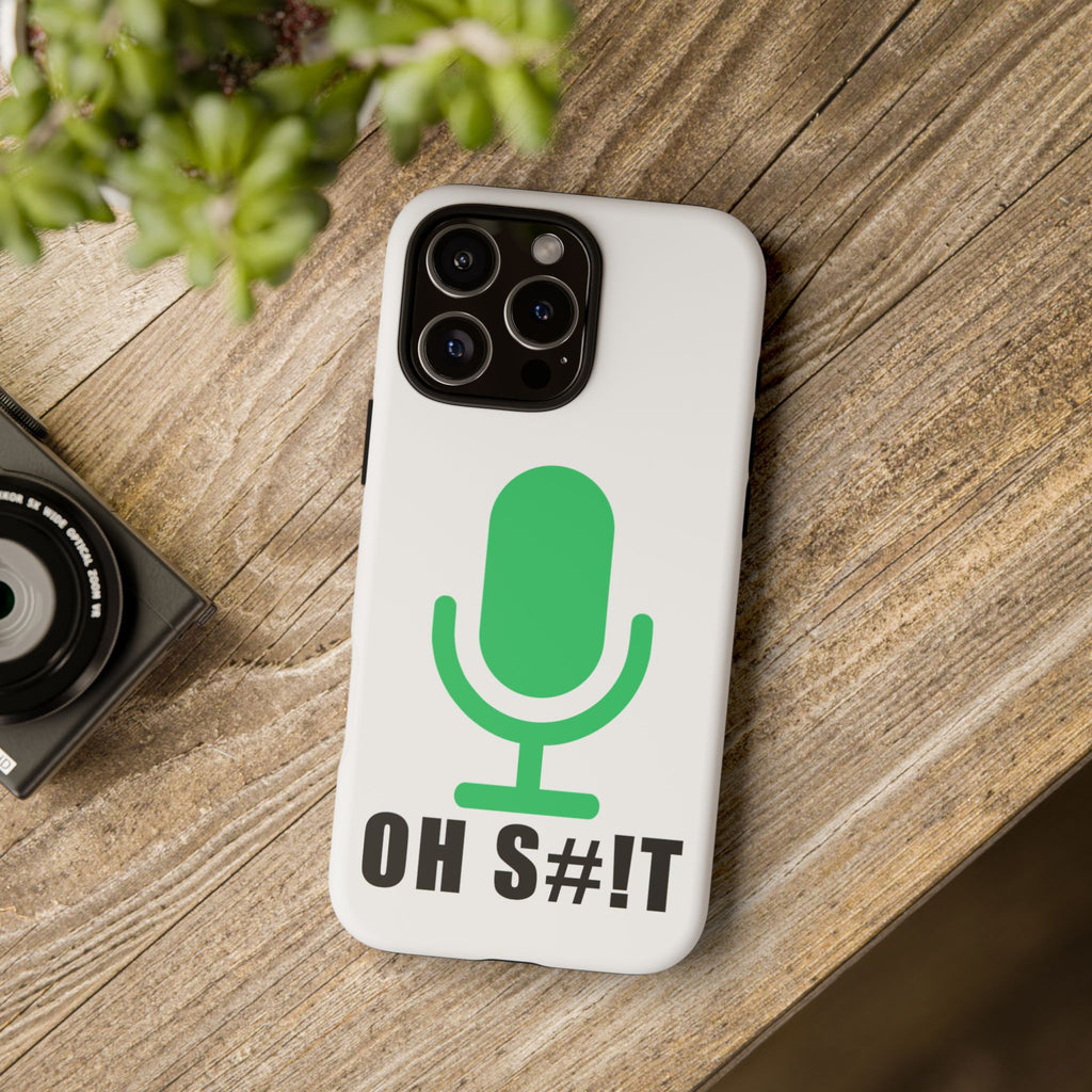 OH S#!T Phone Case – Hot Mic Zoom Meeting Horror Mobile Cover