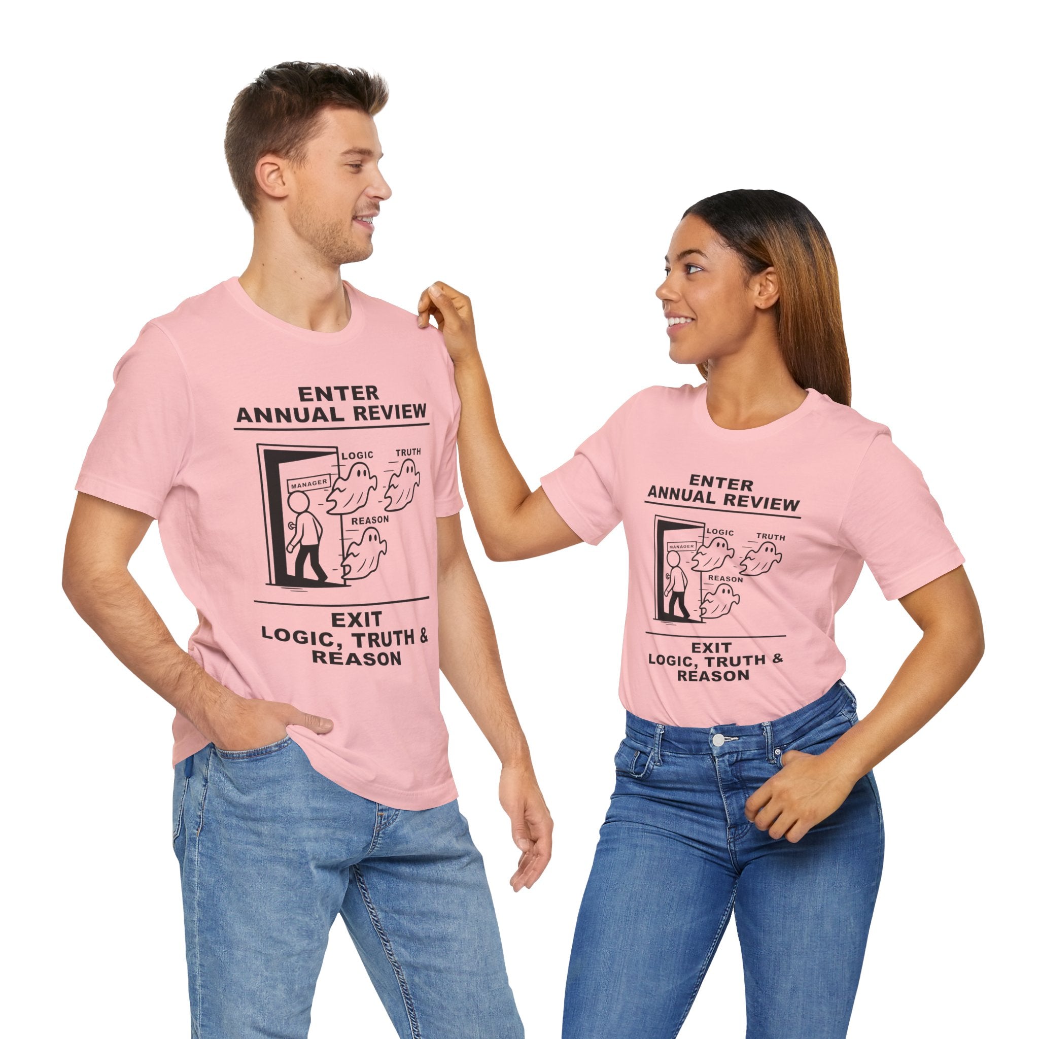 Annual Review T-Shirt – Cliffverse Office Humor Graphic Tee for Corporate Survivors