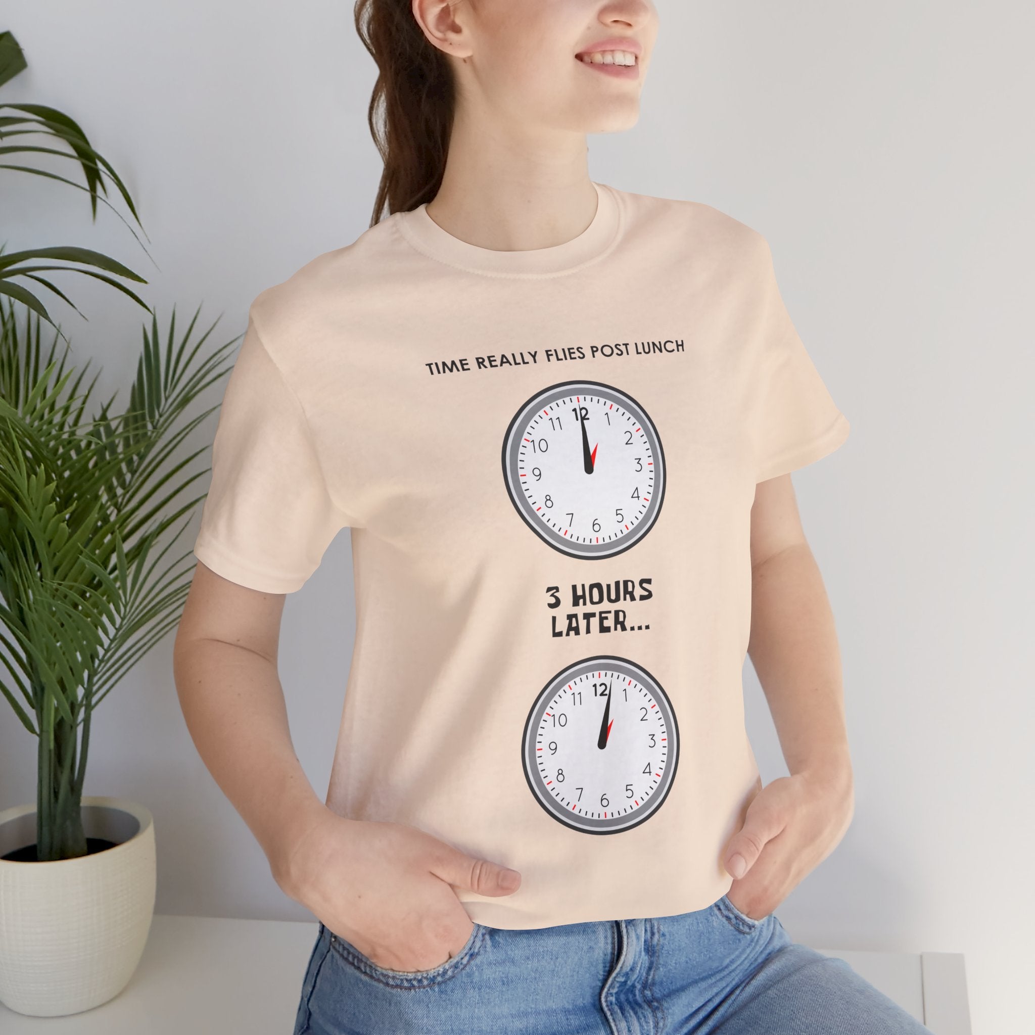 Post Lunch Woe T-Shirt – Dark Humor Afternoon Slump Graphic Tee