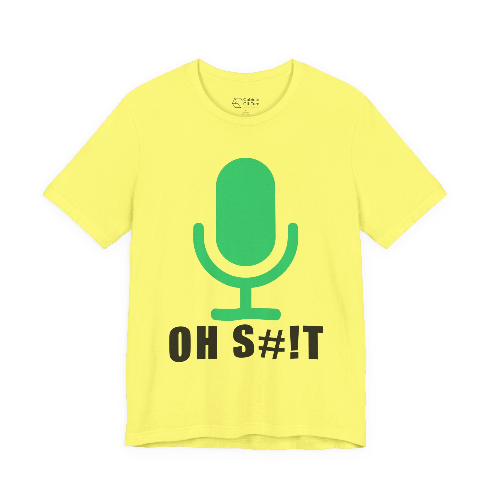 OH S#!T T-Shirt – Hot Mic Zoom Meeting Horror Graphic Tee