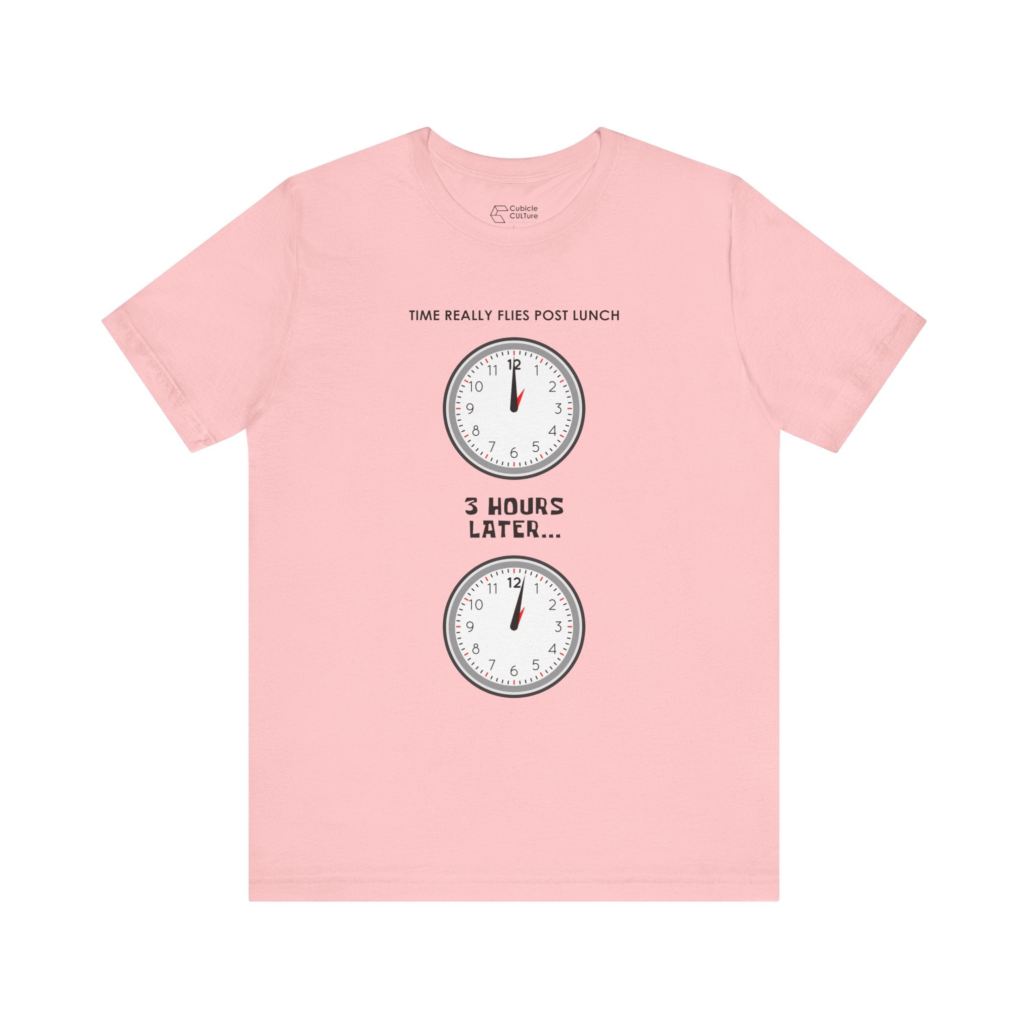 Post Lunch Woe T-Shirt – Dark Humor Afternoon Slump Graphic Tee
