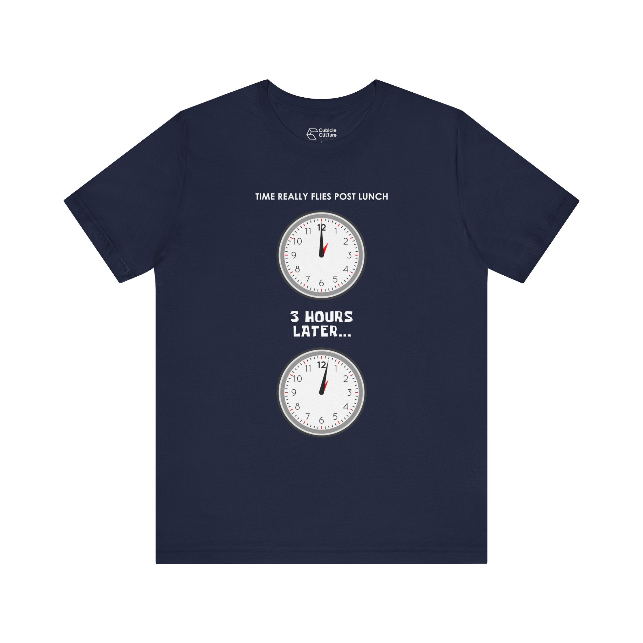 Post Lunch Woe T-Shirt – Dark Humor Afternoon Slump Graphic Tee
