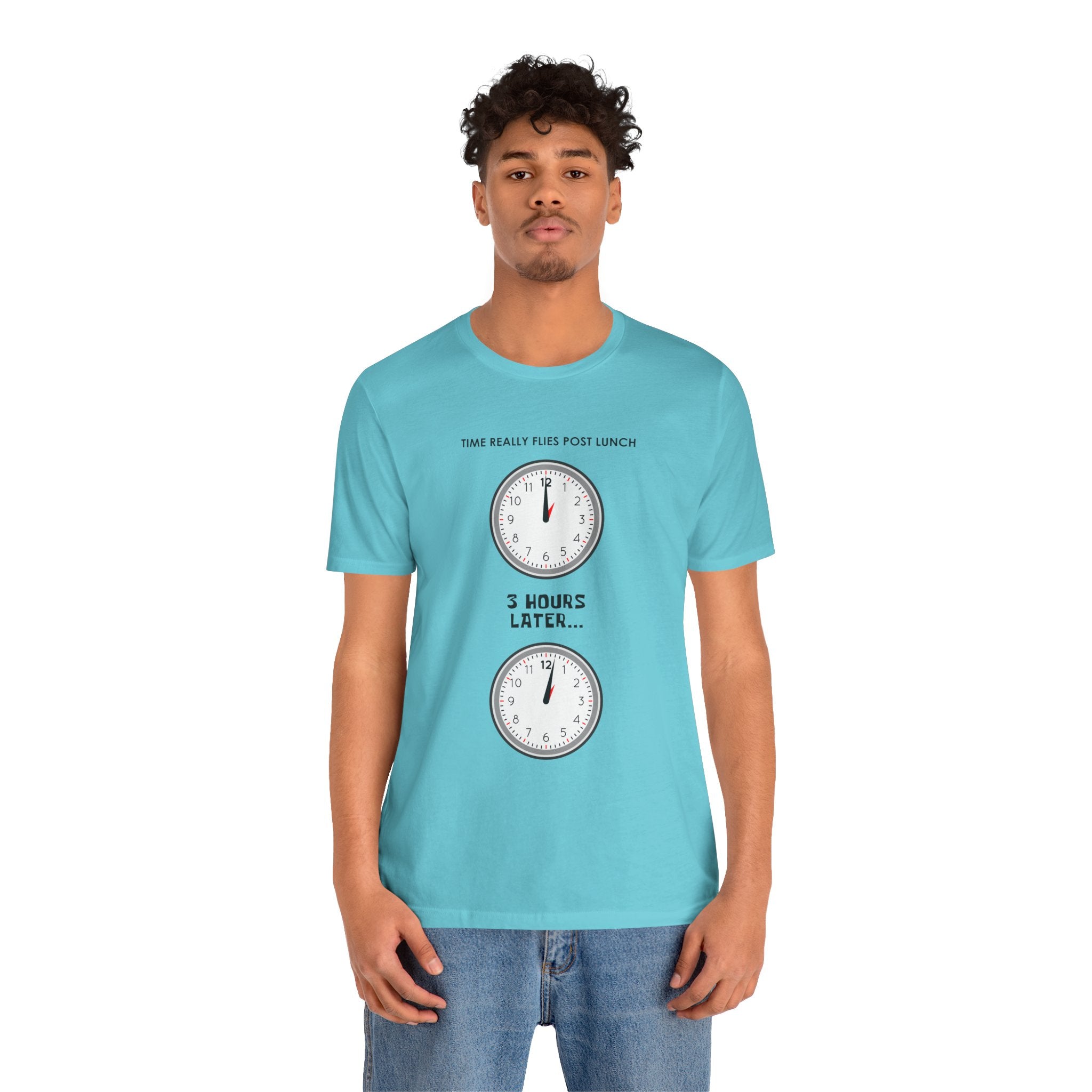 Post Lunch Woe T-Shirt – Dark Humor Afternoon Slump Graphic Tee