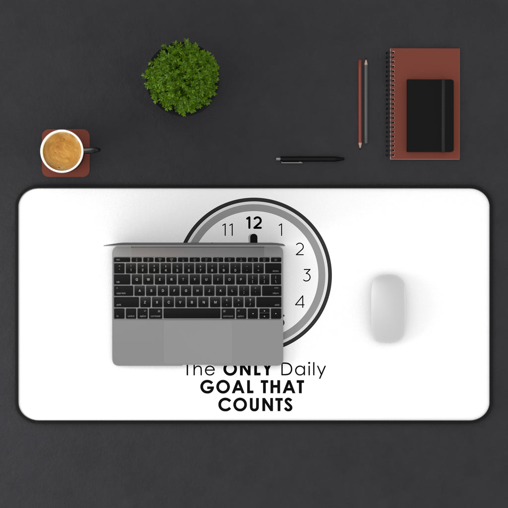 5 O’Clock Daily Goal Mouse Pad – Dark Humor Office Survival Accessory