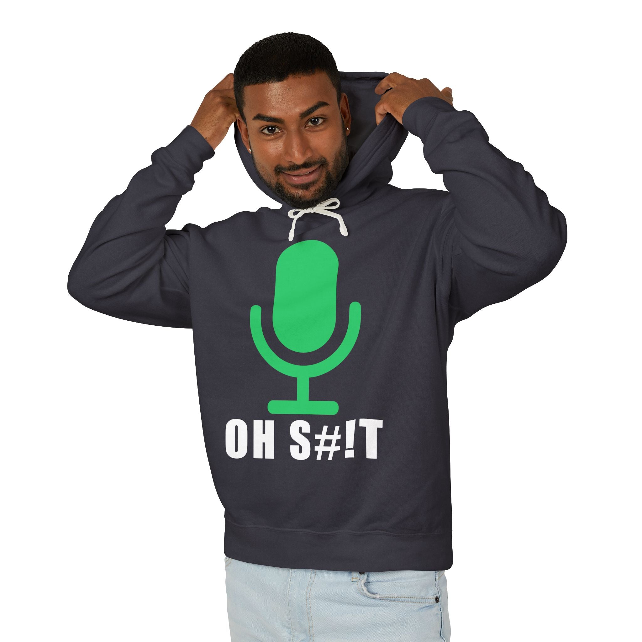 OH S#!T Hoodie – Hot Mic Zoom Meeting Horror Sweatshirt