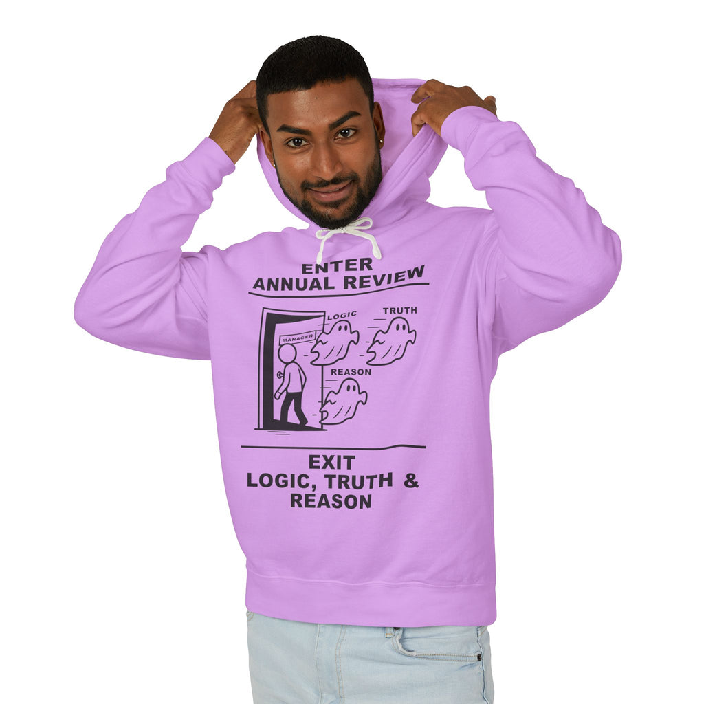 Annual Review Hoodie – Cliffverse Office Humor Hoodie for Corporate Survivors