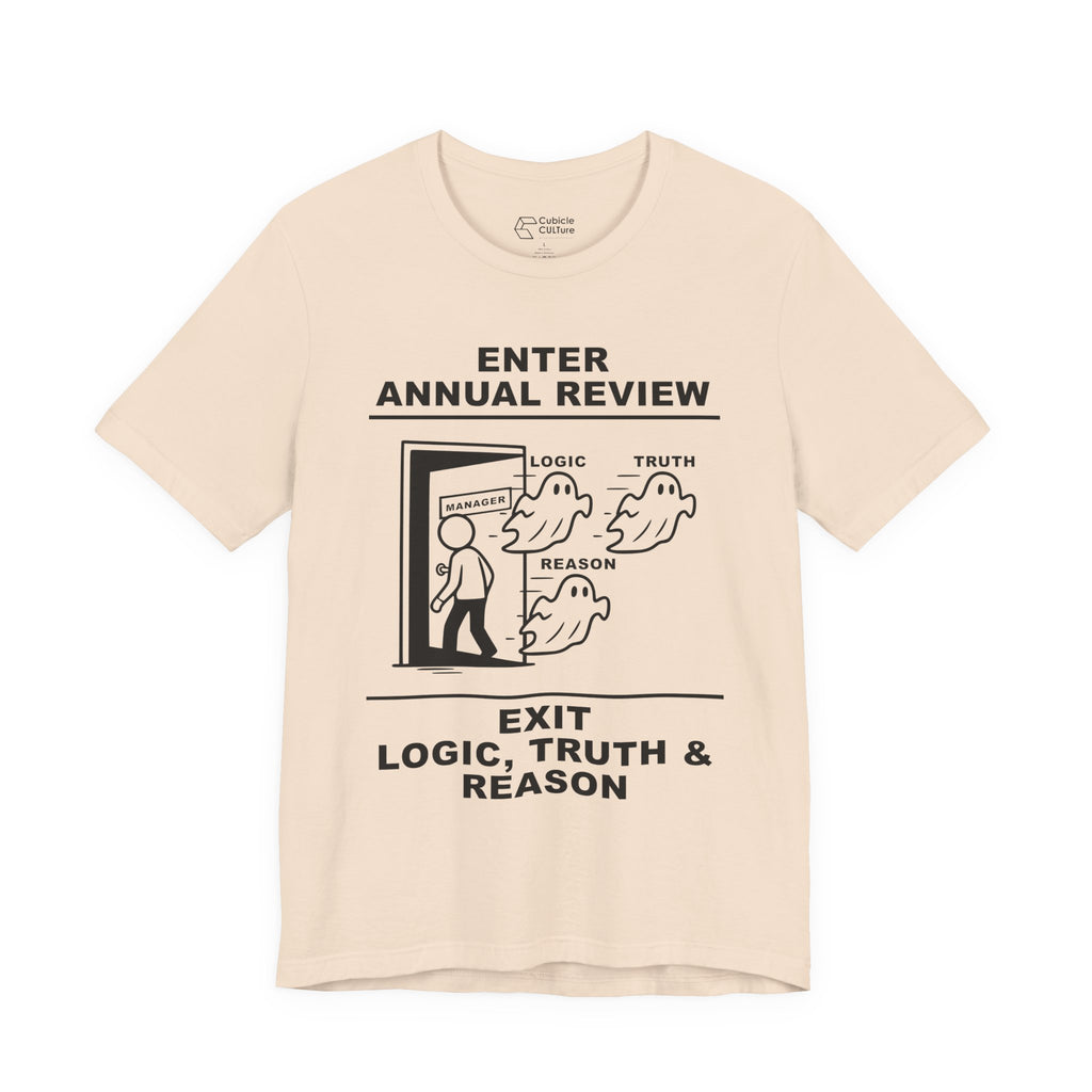 Annual Review T-Shirt – Cliffverse Office Humor Graphic Tee for Corporate Survivors