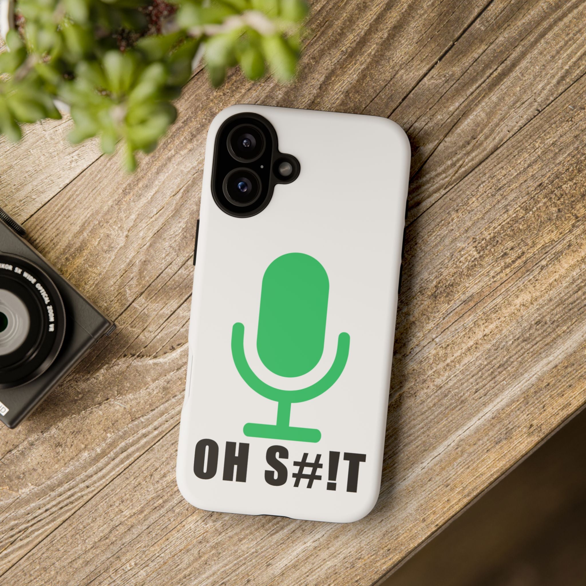 OH S#!T Phone Case – Hot Mic Zoom Meeting Horror Mobile Cover