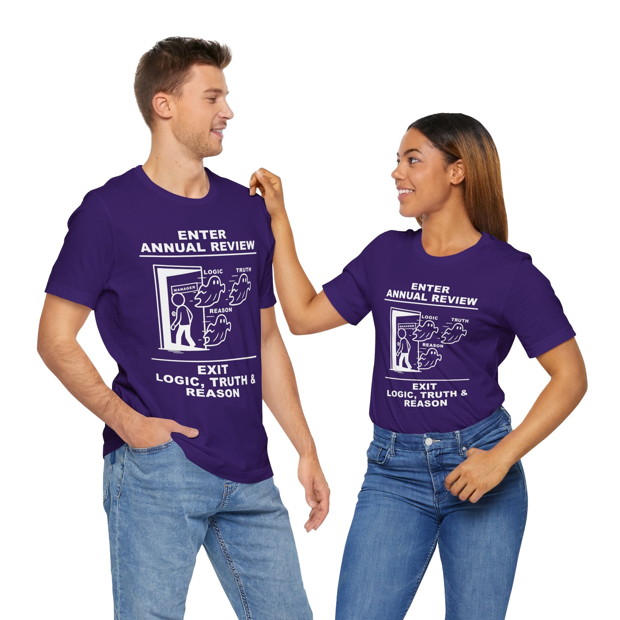 Annual Review T-Shirt – Cliffverse Office Humor Graphic Tee for Corporate Survivors